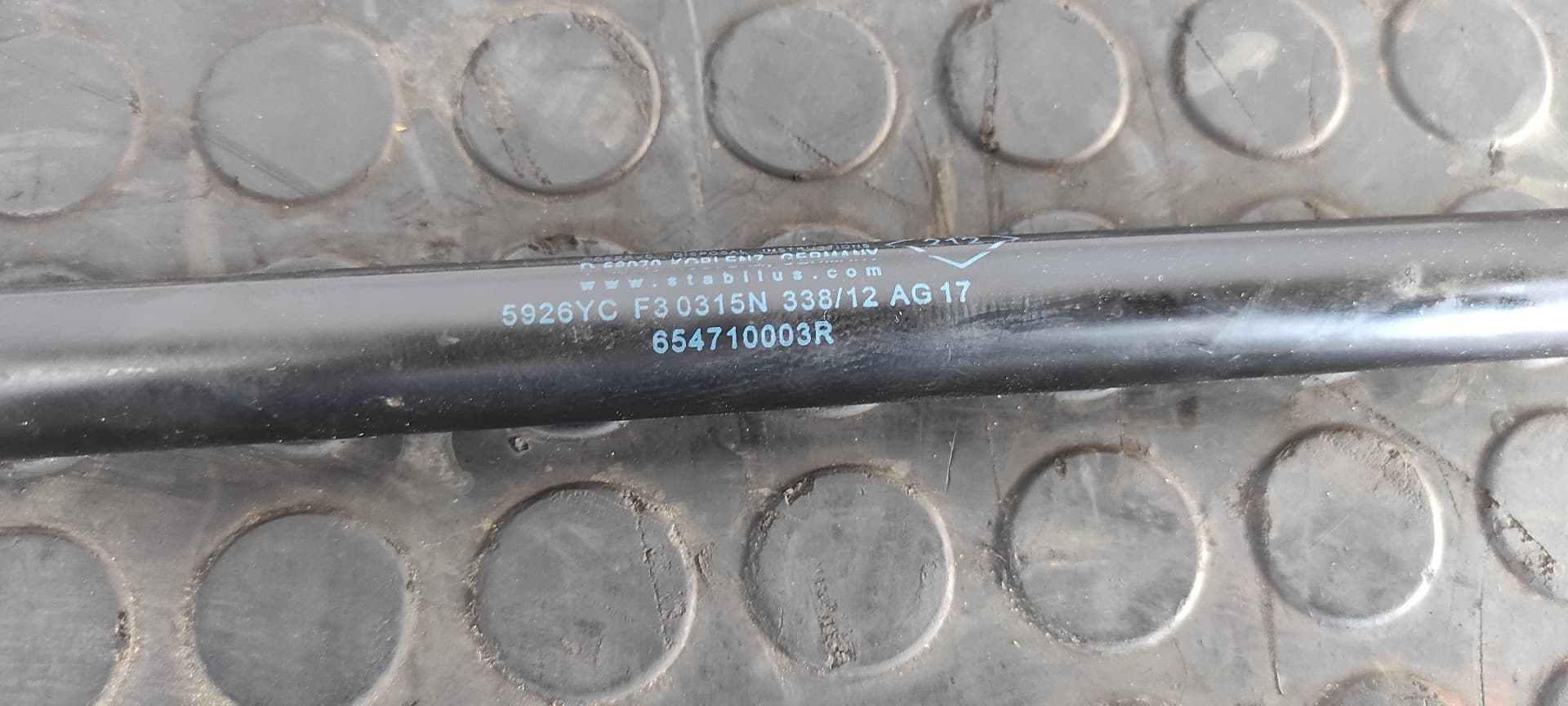 Recambio de AMORTIGUADORES CAPO para RENAULT MEGANE III BERLINA 5 P GT-Style H5F 4A referencia OEM IAM    - BLANCO 2