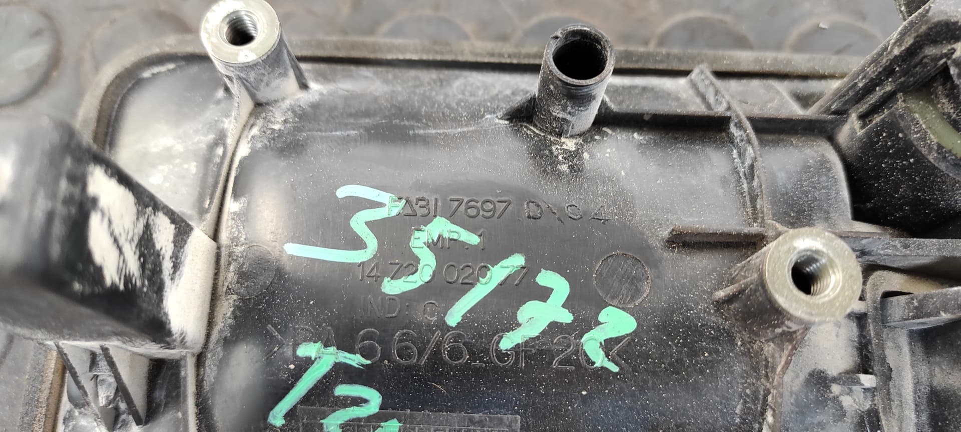 Recambio de MANETA TRASERA DERECHA para FIAT SCUDO (222) 2.0 16V JTD ELX Kombi (7 Sitze) RHW referencia OEM IAM 1472002077   - BLANCO 2