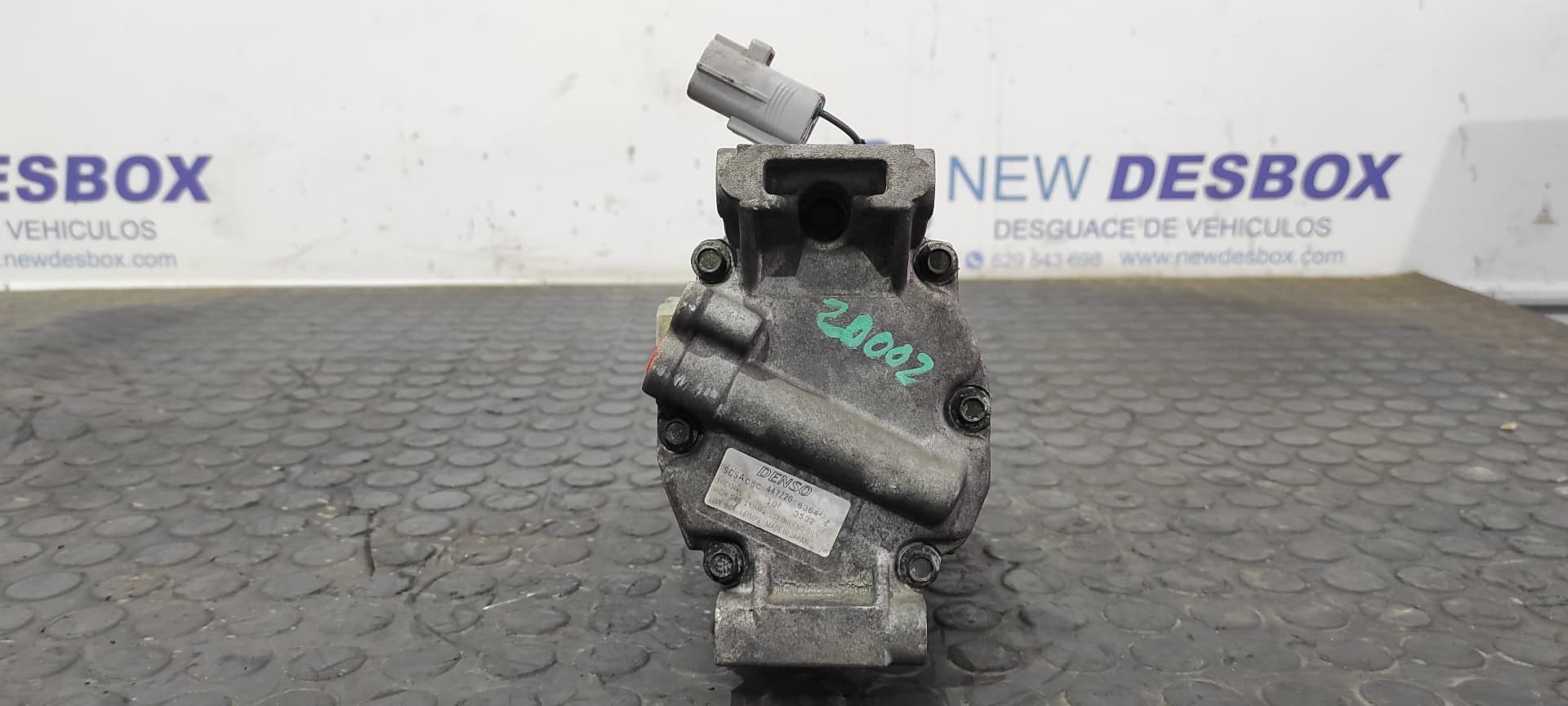 Recambio de COMPRESOR AIRE ACONDICIONADO para TOYOTA COROLLA (E12) 1CDFTV referencia OEM IAM 4472206364   - GRIS 6