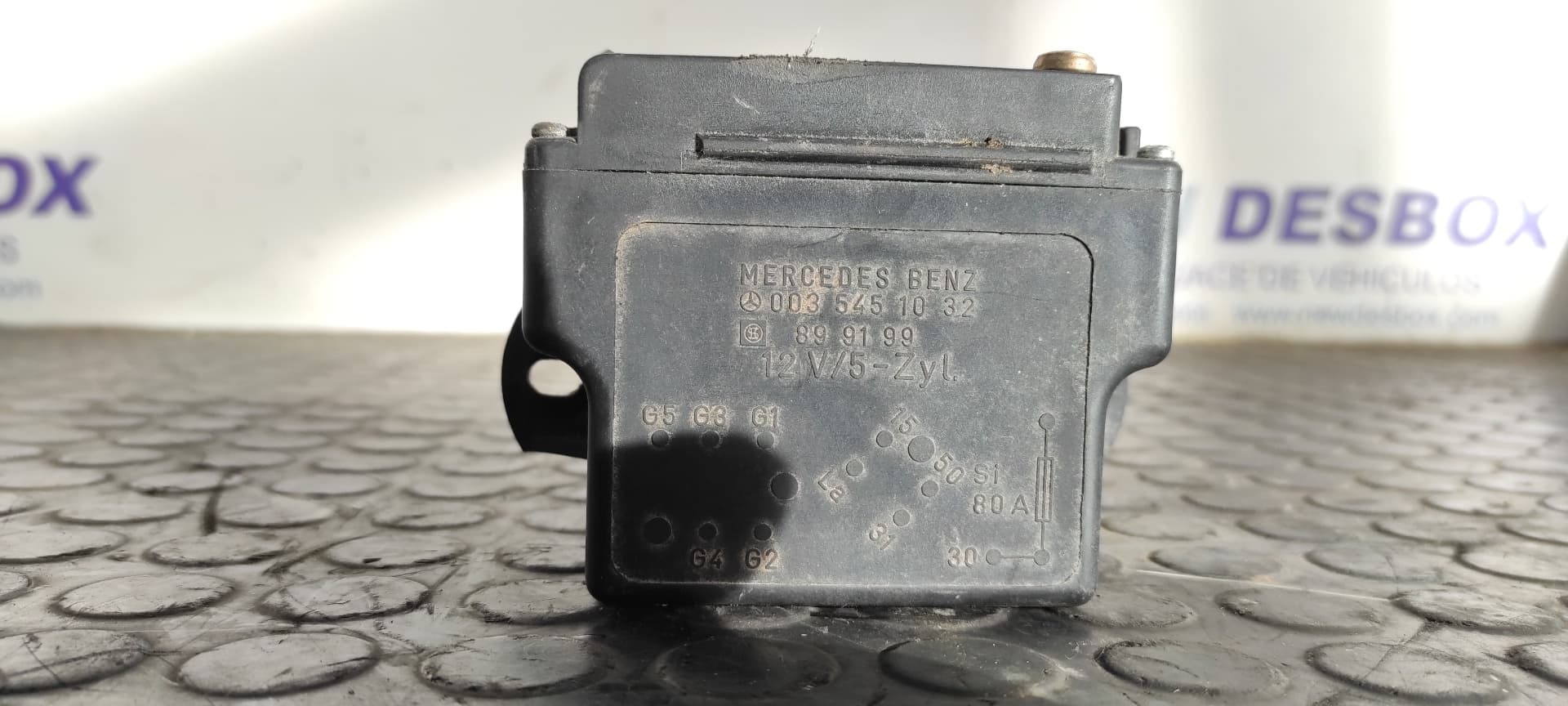 Recambio de CAJA PRECALENTAMIENTO para MERCEDES-BENZ CLASE C (W201) BERLINA E 190 (201.024) M102962 referencia OEM IAM 0035451032   - BLANCO