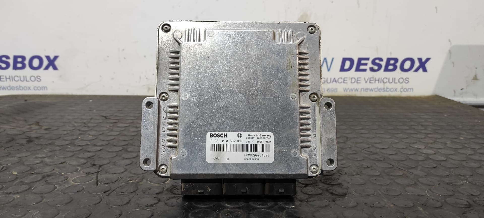 Recambio de CENTRALITA MOTOR UCE para RENAULT TRAFIC CAJA CERRADA (AB 4.01) Doble cabina L1H1  2,7t F9QU7 referencia OEM IAM H0M8200051608   - BLANCO