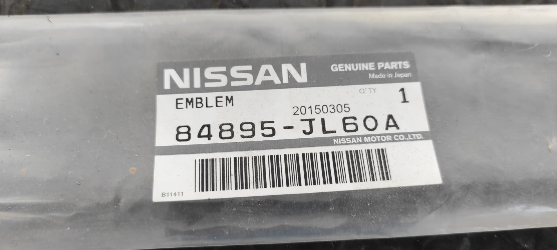 Recambio de NO IDENTIFICADO para INFINITI G BER. referencia OEM IAM 84895JL60A 2