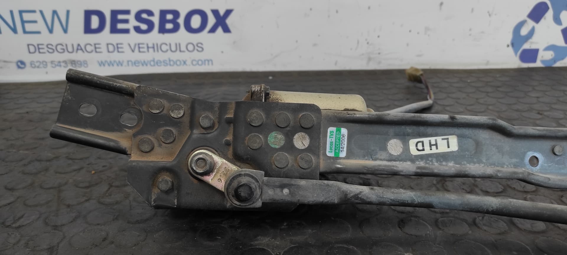 Recambio de MOTOR LIMPIA DELANTERO para TATA GRAND SAFARI DICOR07 referencia OEM IAM 26071203   - AZUL 2