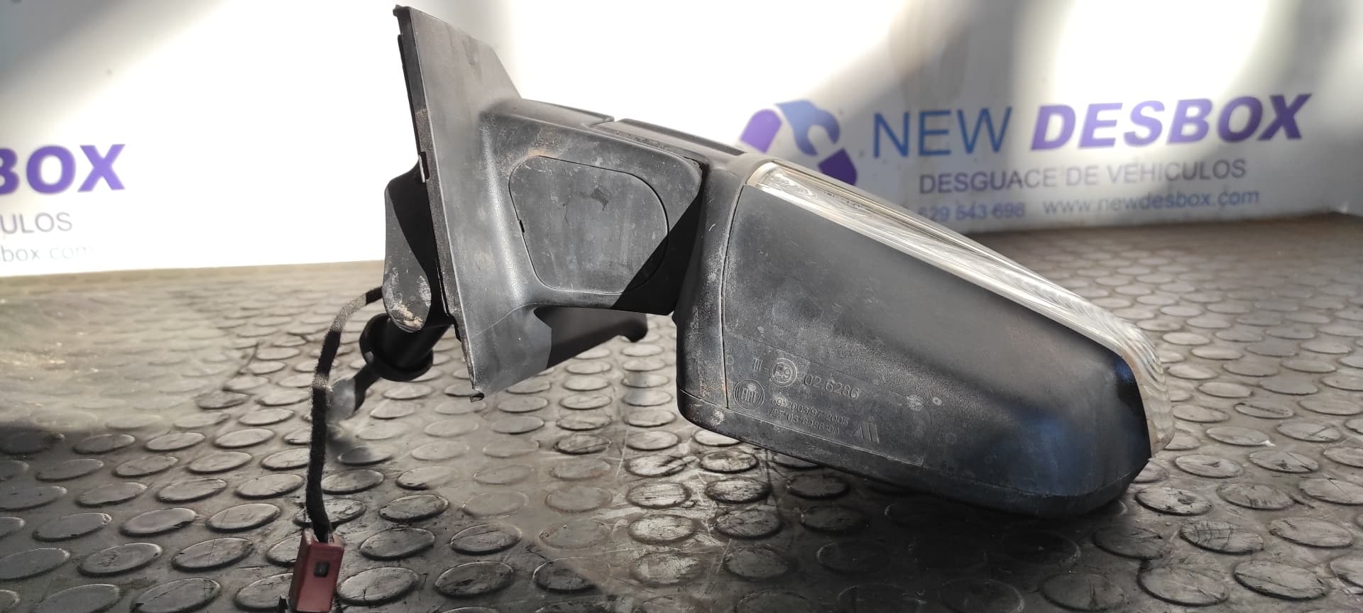 Recambio de RETROVISOR IZQUIERDO para FIAT DOBLO CARGO Basis Kasten 199A3000 referencia OEM IAM 026286   - BLANCO 2