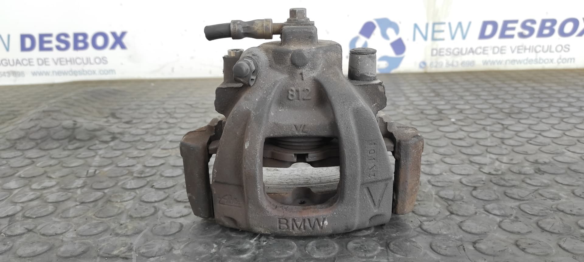 Recambio de PINZA DE FRENO DELANTERA DERECHA para BMW MINI (R50,R53) Cooper W10B16A referencia OEM IAM 812   - GRIS