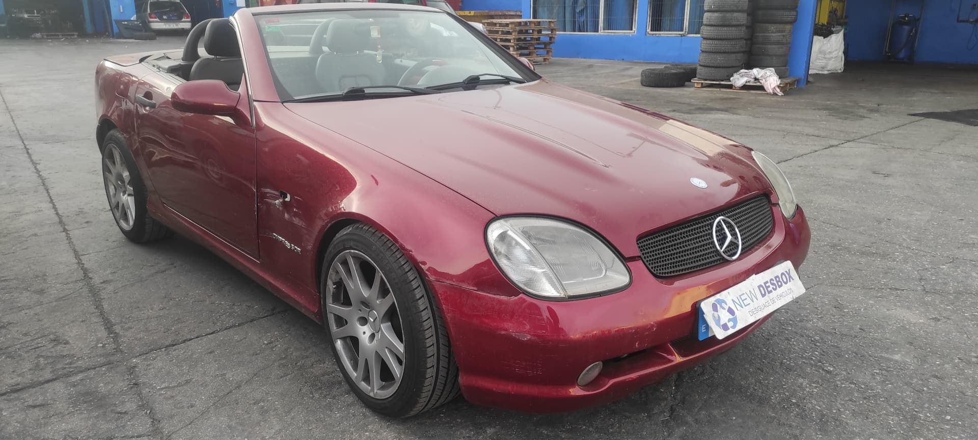 Recambio de MOTOR para MERCEDES-BENZ CLASE SLK (W170) ROADSTER 230 Compressor (170.447) referencia OEM IAM   - GRIS