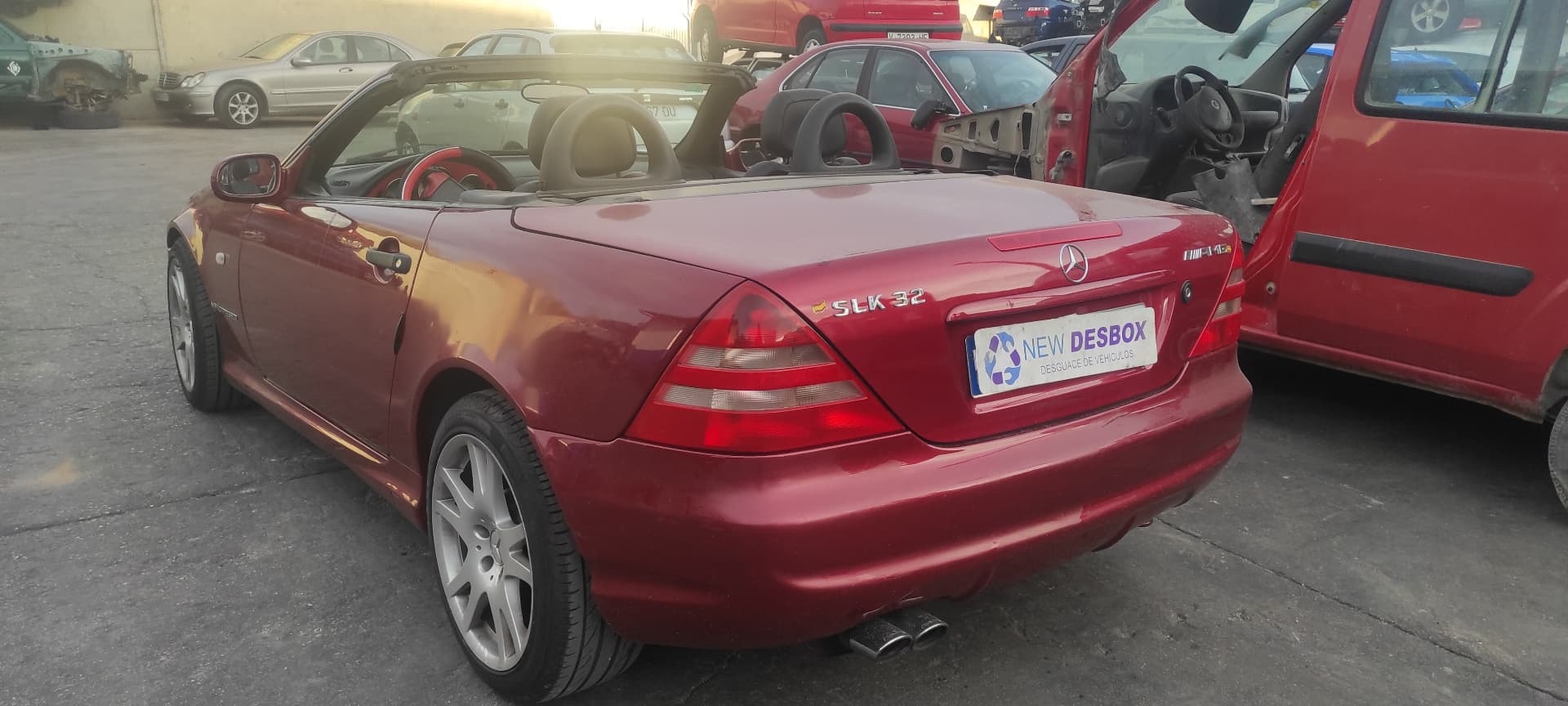 Recambio de MOTOR para MERCEDES-BENZ CLASE SLK (W170) ROADSTER 230 Compressor (170.447) referencia OEM IAM   - GRIS 4