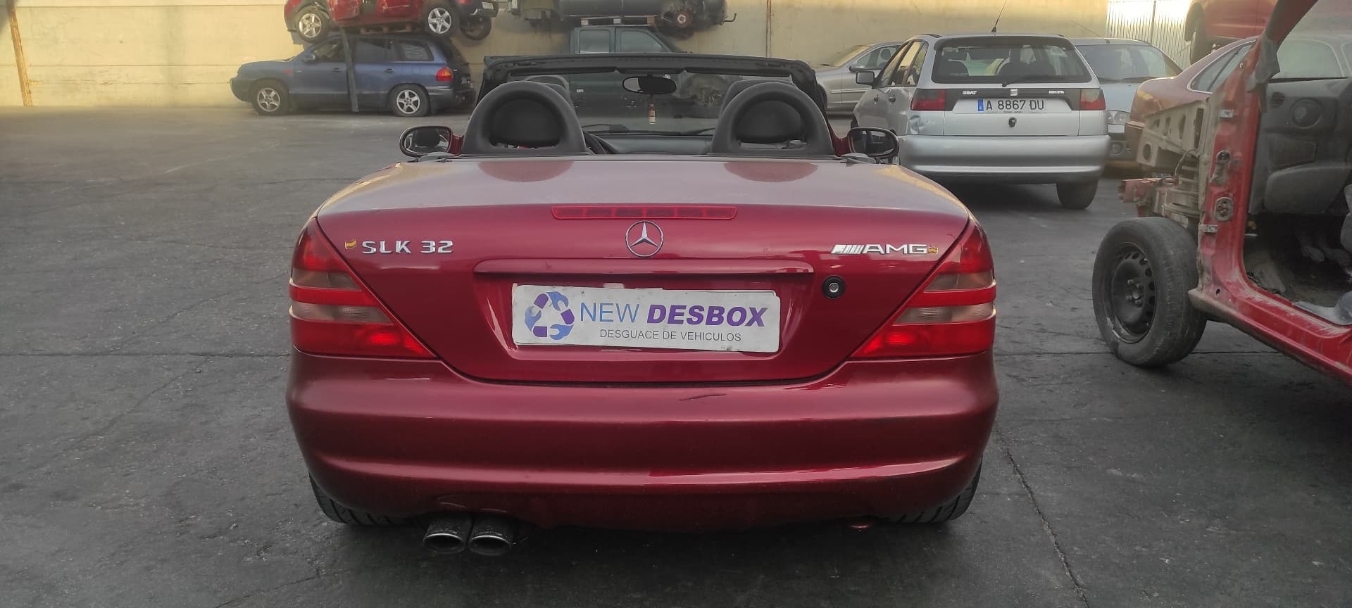 Recambio de MOTOR para MERCEDES-BENZ CLASE SLK (W170) ROADSTER 230 Compressor (170.447) referencia OEM IAM   - GRIS 2