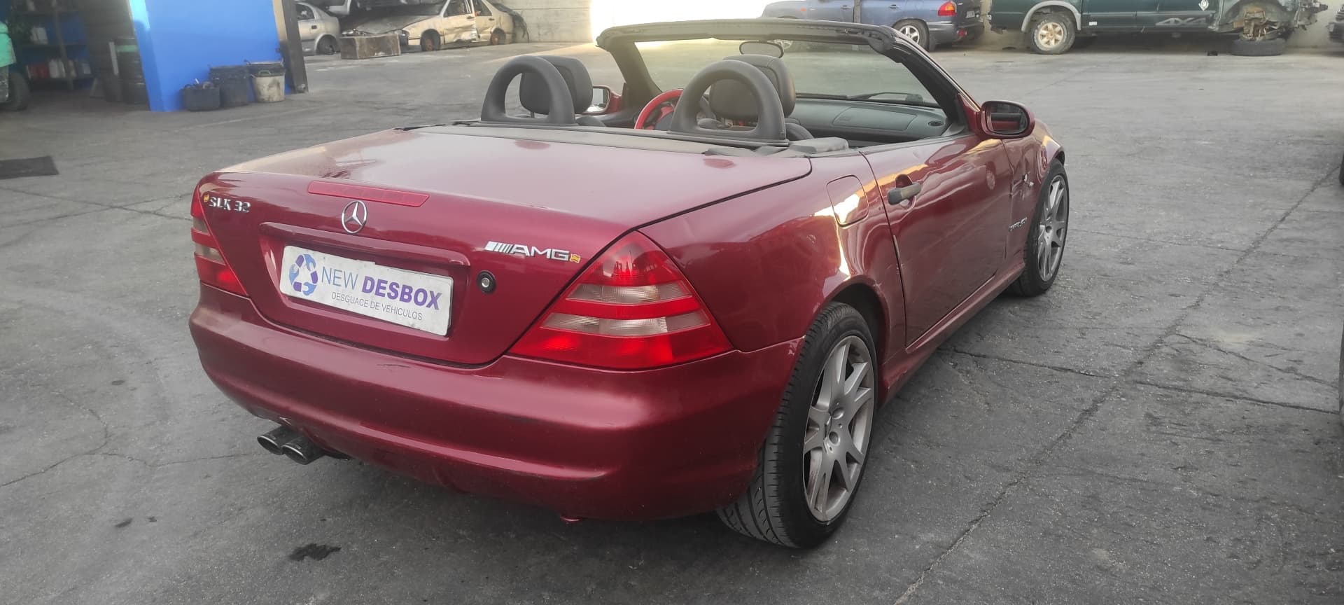 Recambio de MOTOR para MERCEDES-BENZ CLASE SLK (W170) ROADSTER 230 Compressor (170.447) referencia OEM IAM   - GRIS 10