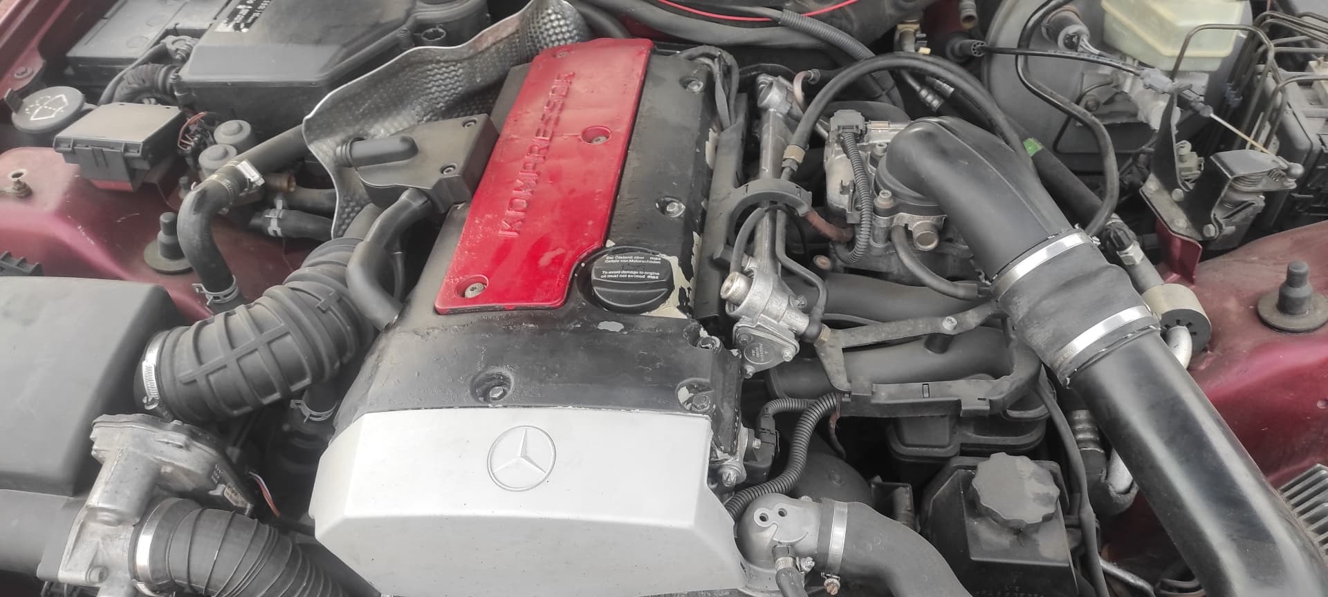 Recambio de MOTOR para MERCEDES-BENZ CLASE SLK (W170) ROADSTER 230 Compressor (170.447) referencia OEM IAM   - GRIS 5