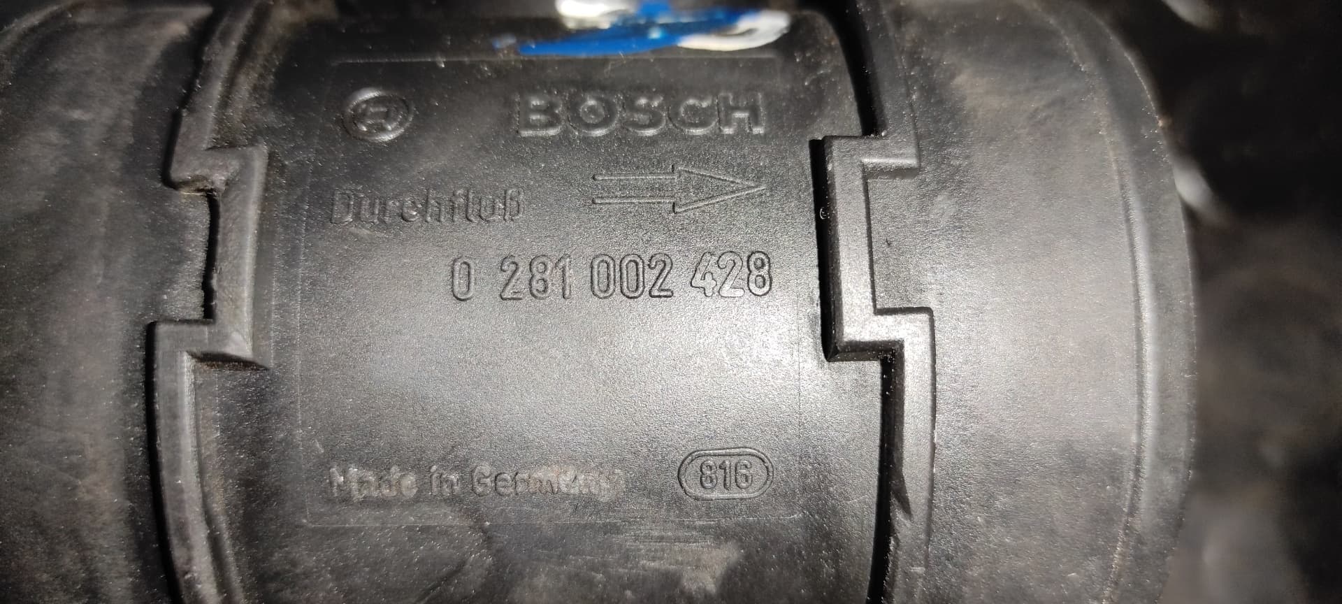Recambio de CAUDALIMETRO para OPEL ZAFIRA A Blue Line Y20DTH referencia OEM IAM 0281002428   - ROJO 5