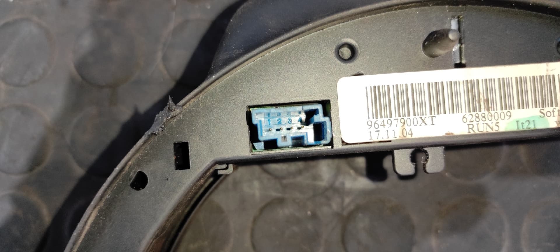 Recambio de MANDO VOLANTE para CITROEN C4 BERLINA 9HXDV6ATED4 referencia OEM IAM 96497900XT   - NEGRO 2