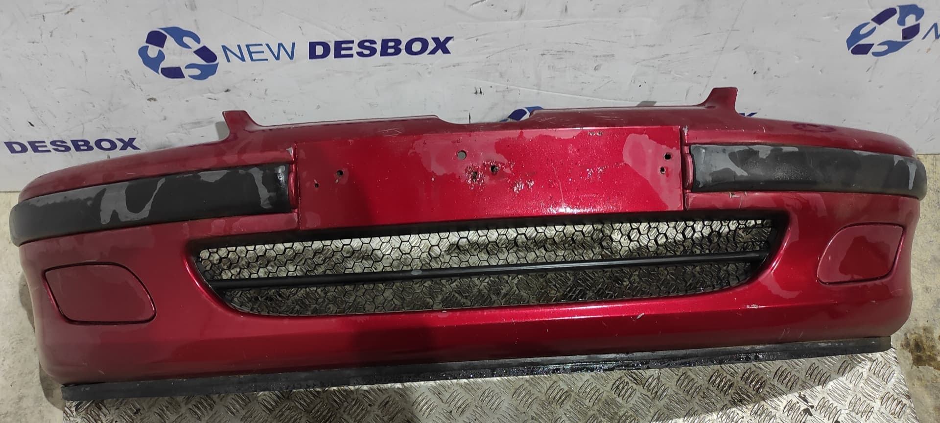 Recambio de PARAGOLPES DELANTERO para PEUGEOT 106 (S2) 1.5 Diesel CAT (TUD5 / VJX) VJZ referencia OEM IAM    - ROJO