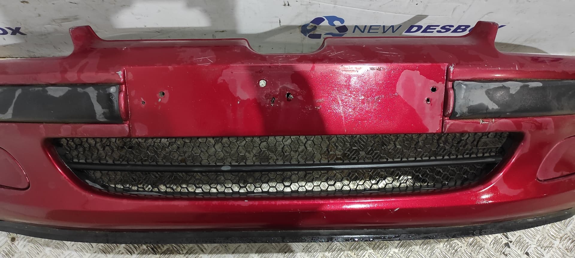 Recambio de PARAGOLPES DELANTERO para PEUGEOT 106 (S2) 1.5 Diesel CAT (TUD5 / VJX) VJZ referencia OEM IAM    - ROJO 4