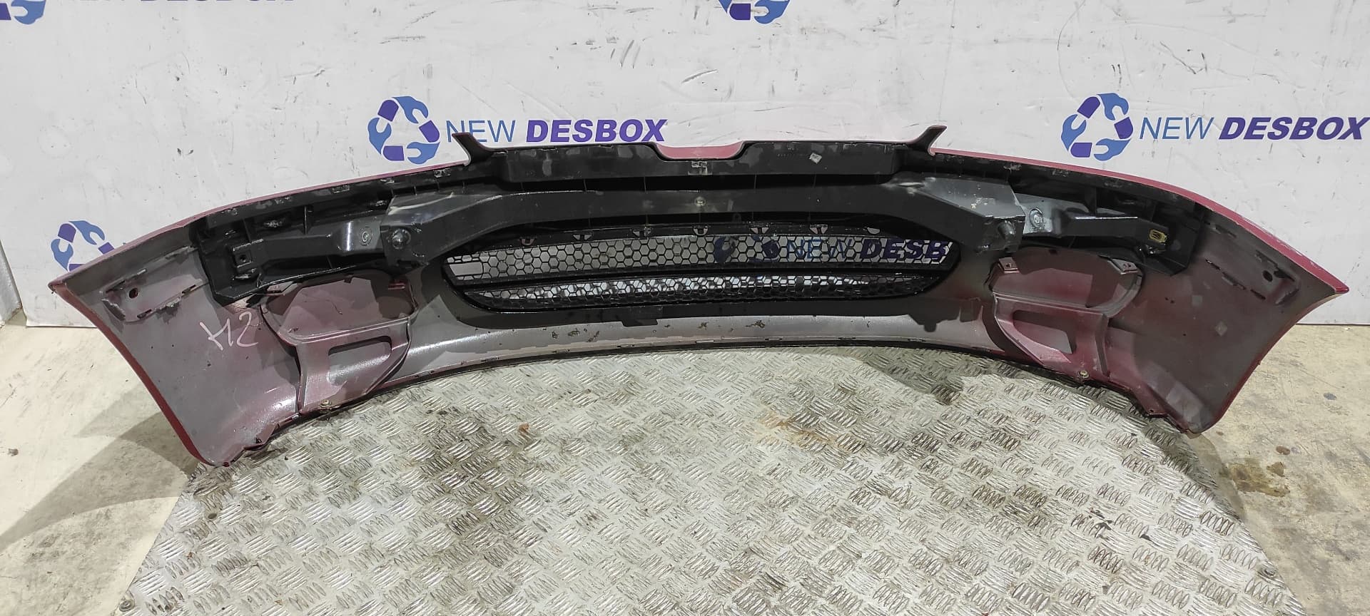 Recambio de PARAGOLPES DELANTERO para PEUGEOT 106 (S2) 1.5 Diesel CAT (TUD5 / VJX) VJZ referencia OEM IAM    - ROJO 3