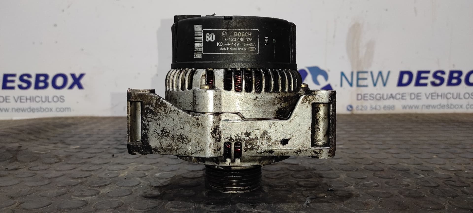Recambio de ALTERNADOR para ALFA ROMEO 155 2.5 AR67301 referencia OEM IAM 0120485026 5
