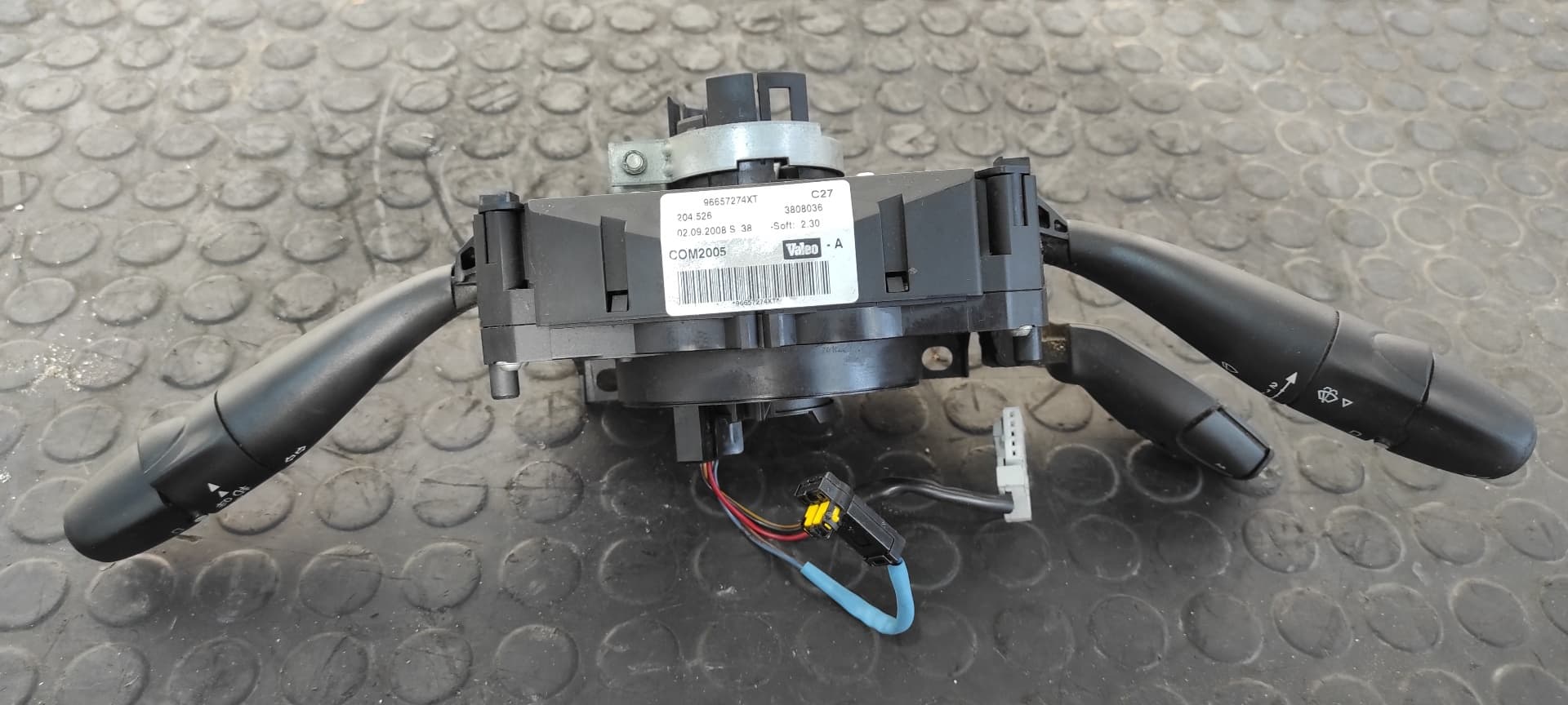 Recambio de MANDO MULTIFUNCION para PEUGEOT 207 8FS referencia OEM IAM 96657274XT   - NEGRO 4