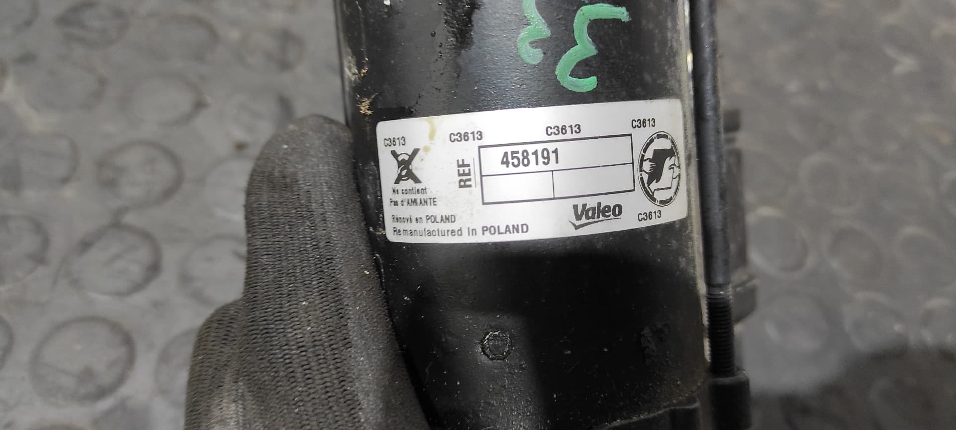 Recambio de MOTOR ARRANQUE para FIAT GRANDE PUNTO (199) 1.3 16V JTD CAT 199A3000 referencia OEM IAM 458191   - NEGRO 6