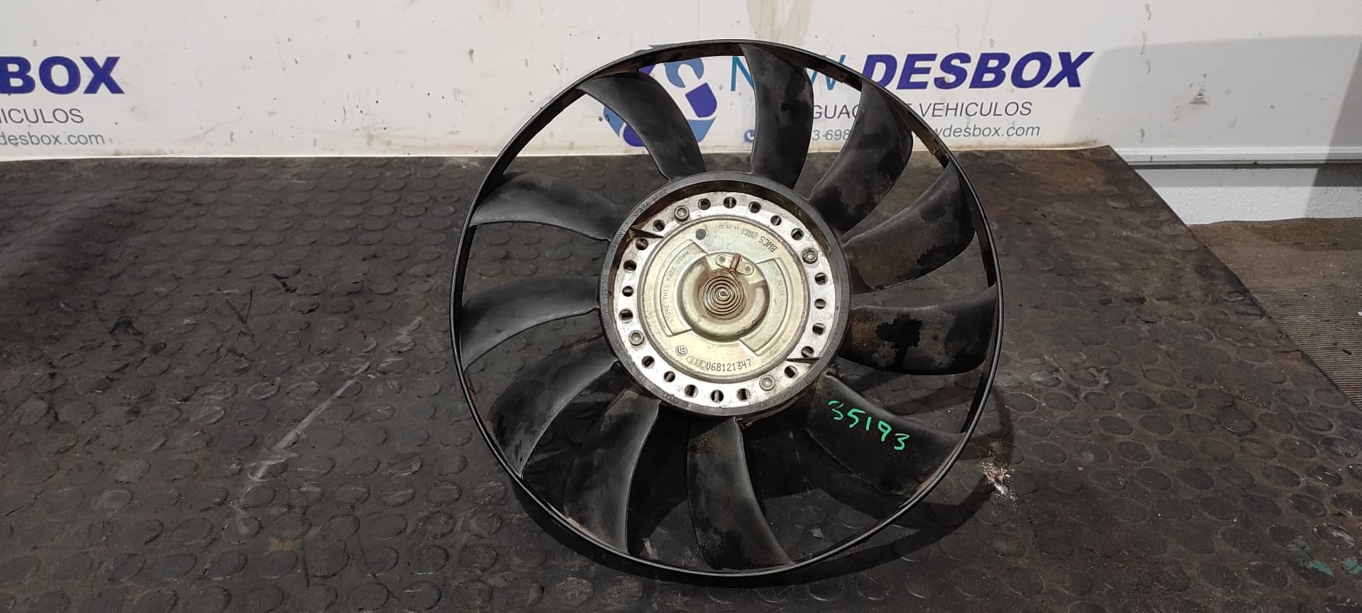Recambio de VENTILADOR VISCOSO MOTOR para VOLKSWAGEN PASSAT BERLINA (3B3) Advance ALT referencia OEM IAM 06B121347   - GRIS
