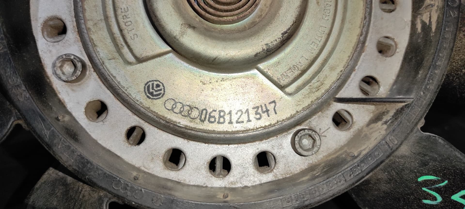 Recambio de VENTILADOR VISCOSO MOTOR para VOLKSWAGEN PASSAT BERLINA (3B3) Advance ALT referencia OEM IAM 06B121347   - GRIS 4