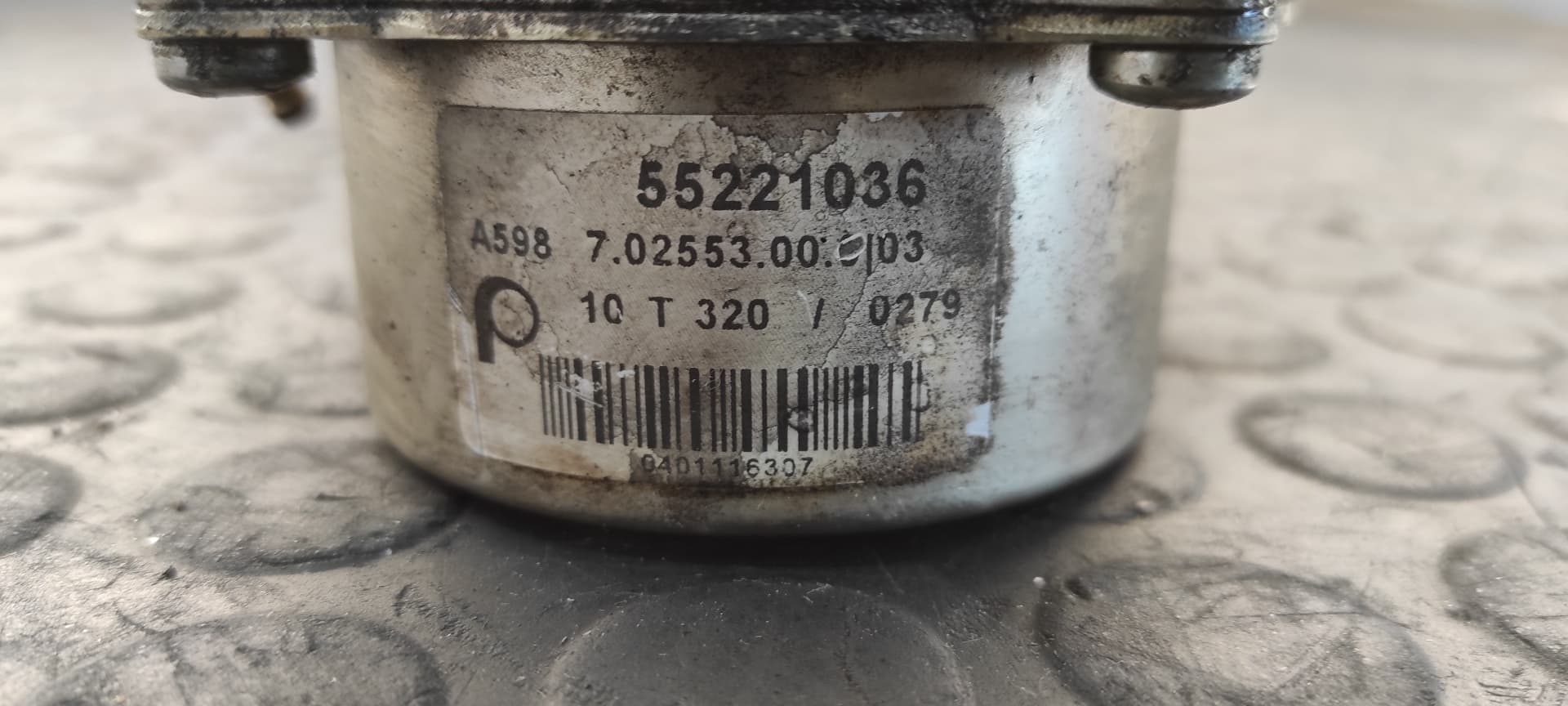 Recambio de DEPRESOR FRENO / BOMBA VACIO para FIAT DOBLO CARGO Basis Kasten 199A3000 referencia OEM IAM 55221036   - BLANCO 4