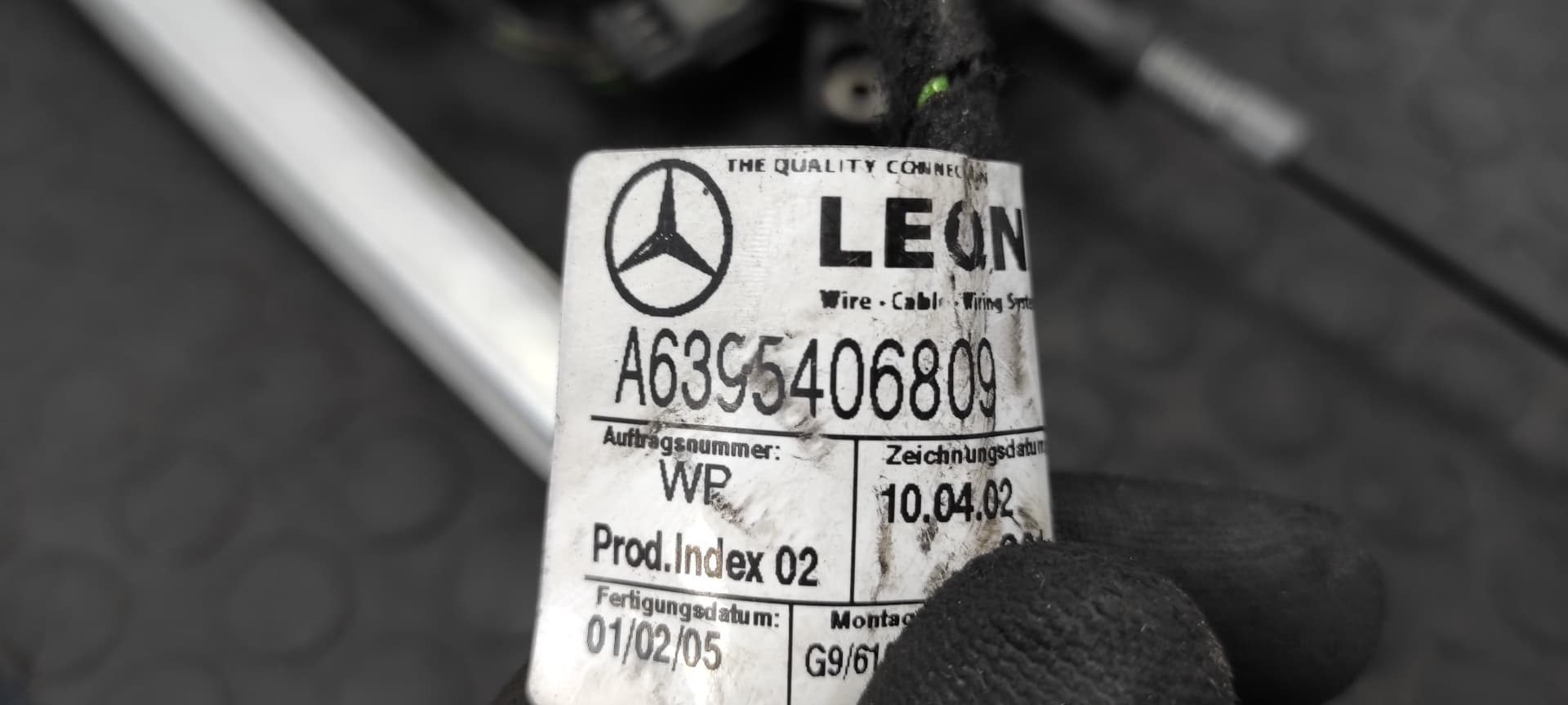 Recambio de ELEVALUNAS DELANTERO DERECHO para MERCEDES-BENZ VITO MIXTO 06.2003 -> 111  CDI  Compacto  (639.601) 646982 referencia OEM IAM 0130821940   - BLANCO 3