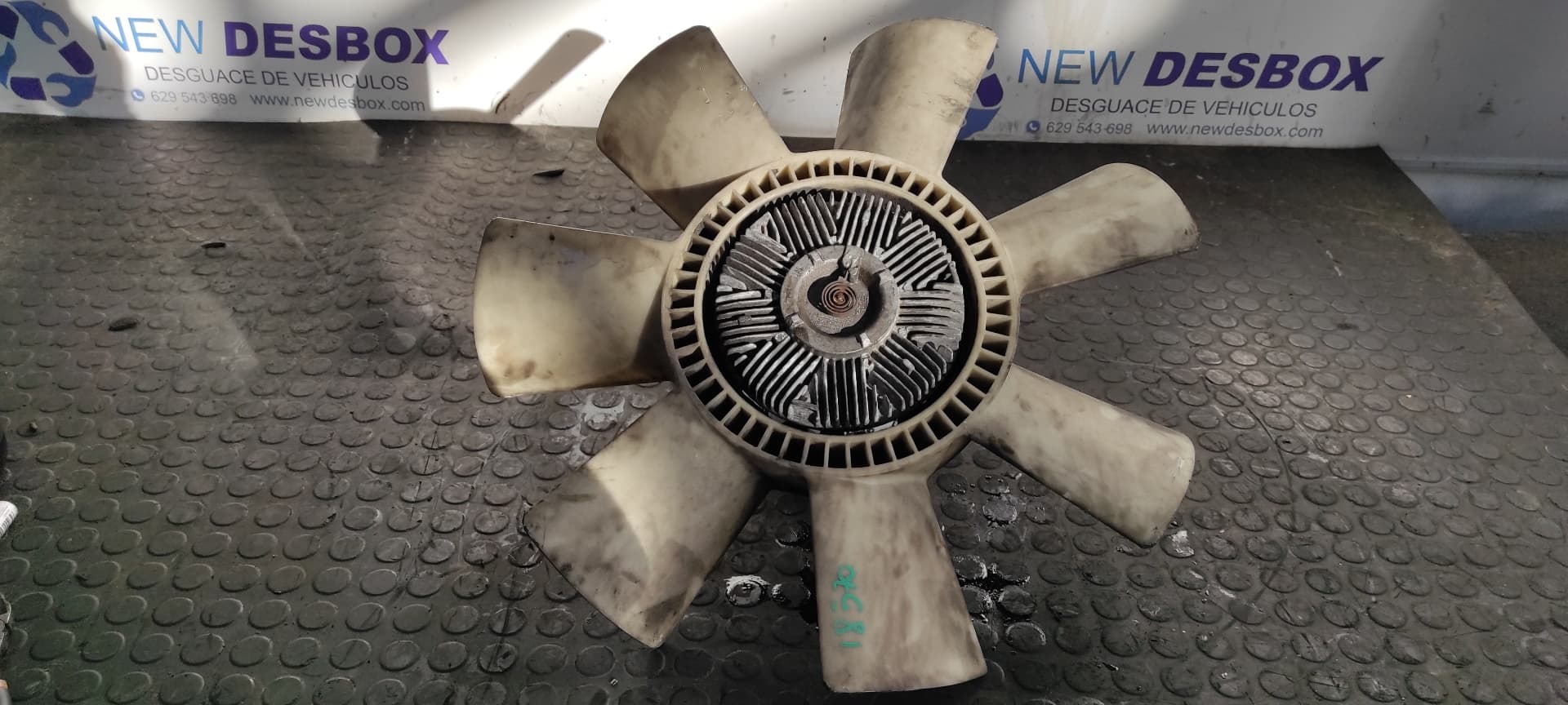 Recambio de VENTILADOR VISCOSO MOTOR para NISSAN ATLEON B4.40 TURBO B4.40 TURBO  referencia OEM IAM BWCS   - BLANCO