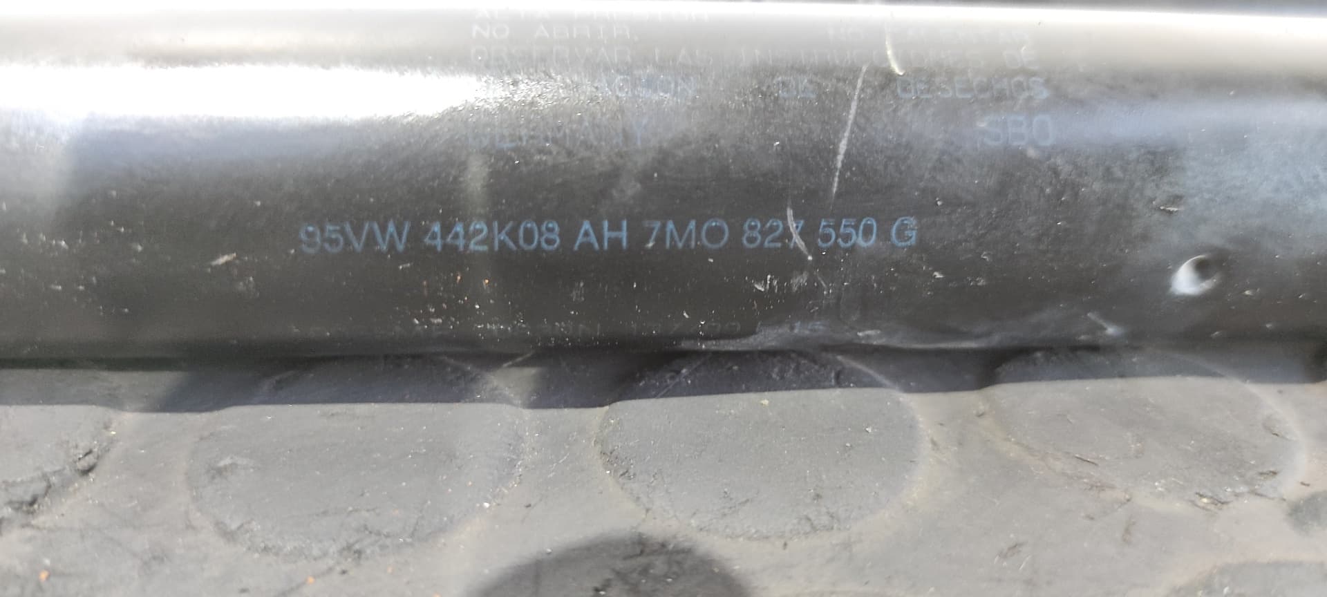 Recambio de AMORTIGUADORES MALETERO / PORTON para VOLKSWAGEN SHARAN (7M8) 1.9 TDI AFN referencia OEM IAM 7M0827550G   - GRIS 2