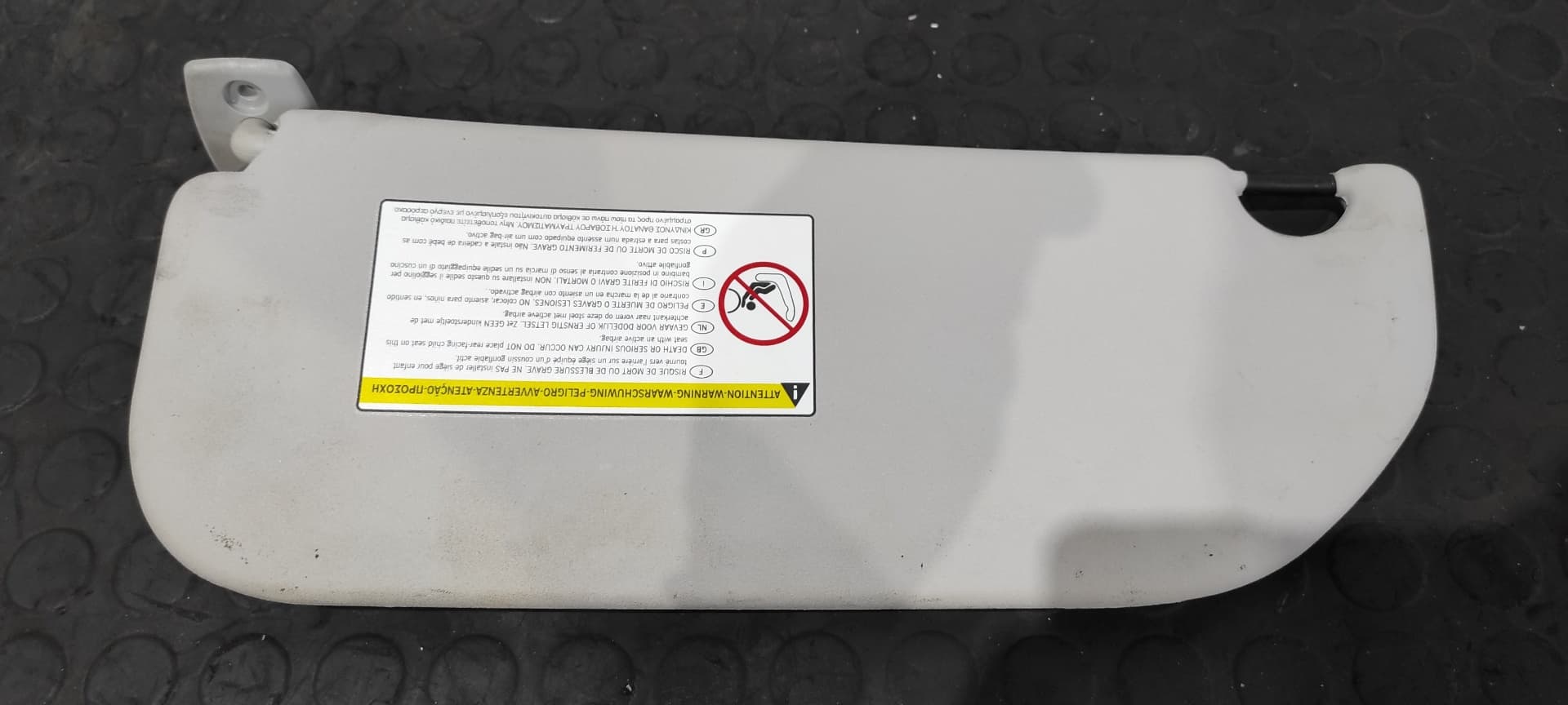 Recambio de PARASOL DERECHO para CITROEN C3 1.4 Audace KFVTU3JP referencia OEM IAM    - GRIS 3