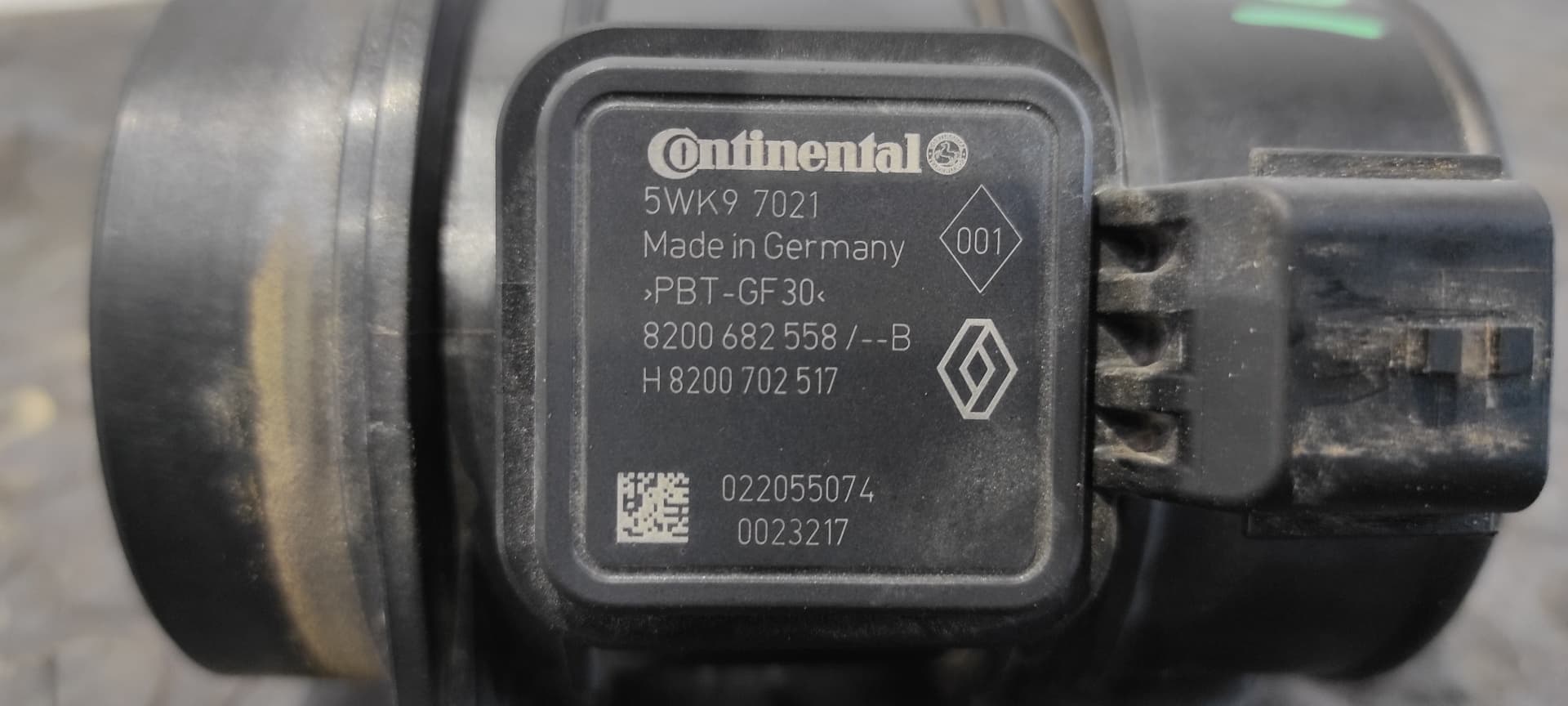 Recambio de CAUDALIMETRO para RENAULT MEGANE III BERLINA 5 P Dynamique K9K J8 referencia OEM IAM 8200682558B   - BLANCO 3