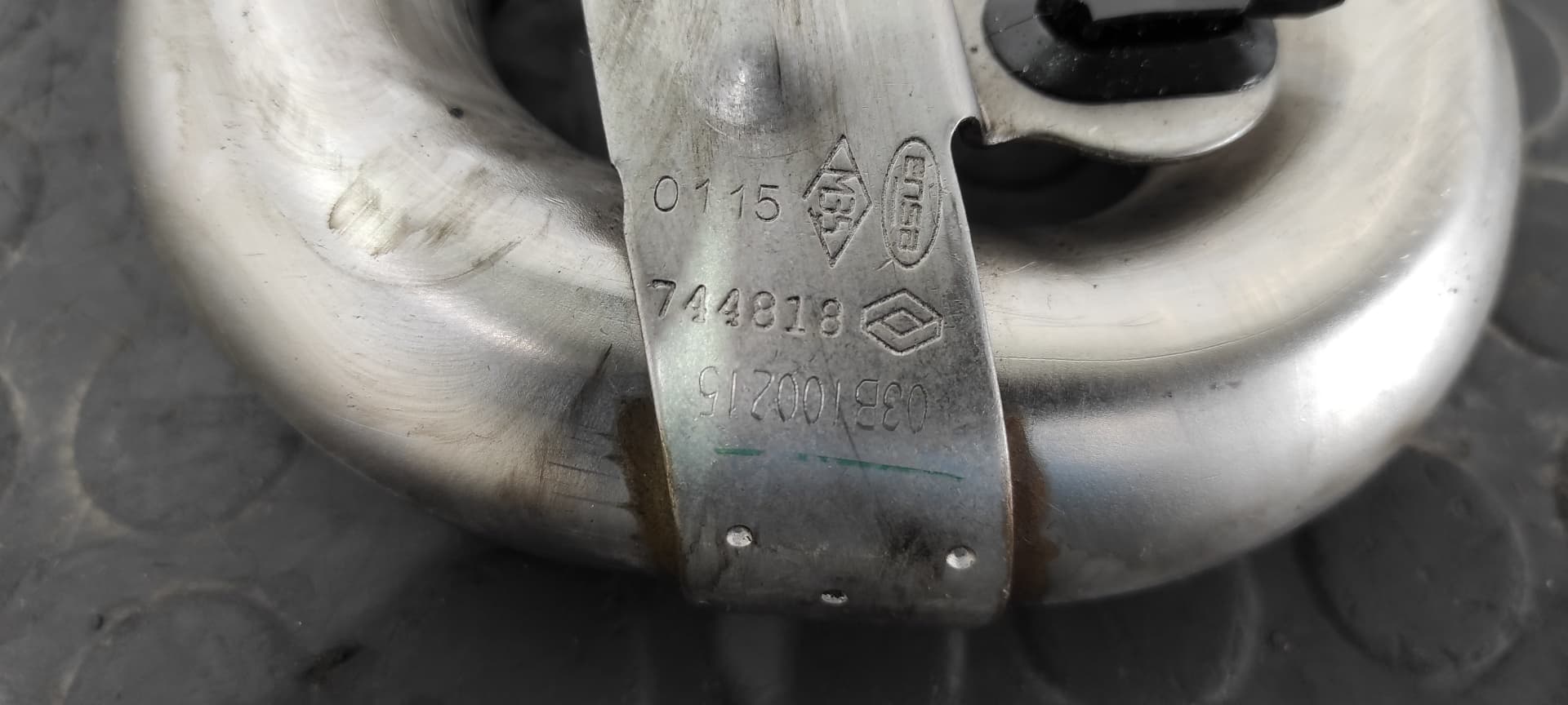 Recambio de TUBO para RENAULT MEGANE III BERLINA 5 P Dynamique K9K J8 referencia OEM IAM 744818   - BLANCO 2