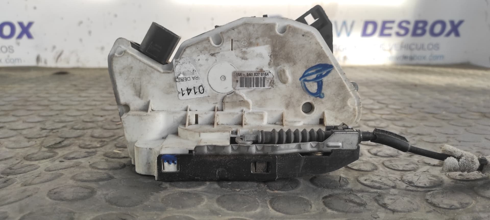 Recambio de CERRADURA PUERTA DELANTERA DERECHA para SEAT IBIZA SC (6J1) Ecomotive BMS referencia OEM IAM 5N1837016A   - BLANCO