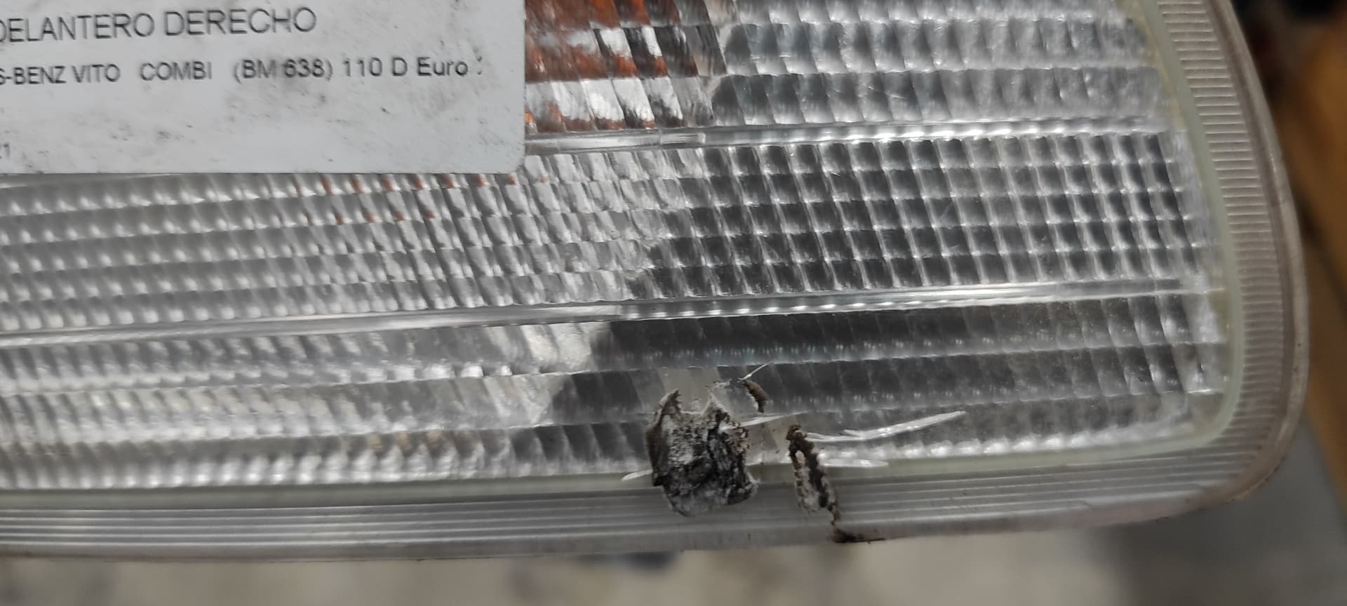 Recambio de PILOTO DELANTERO DERECHO para MERCEDES-BENZ VITO (W638) COMBI 110 D Euro 2   (638.174) 911 referencia OEM IAM 6388200921KG   - ROJO 3