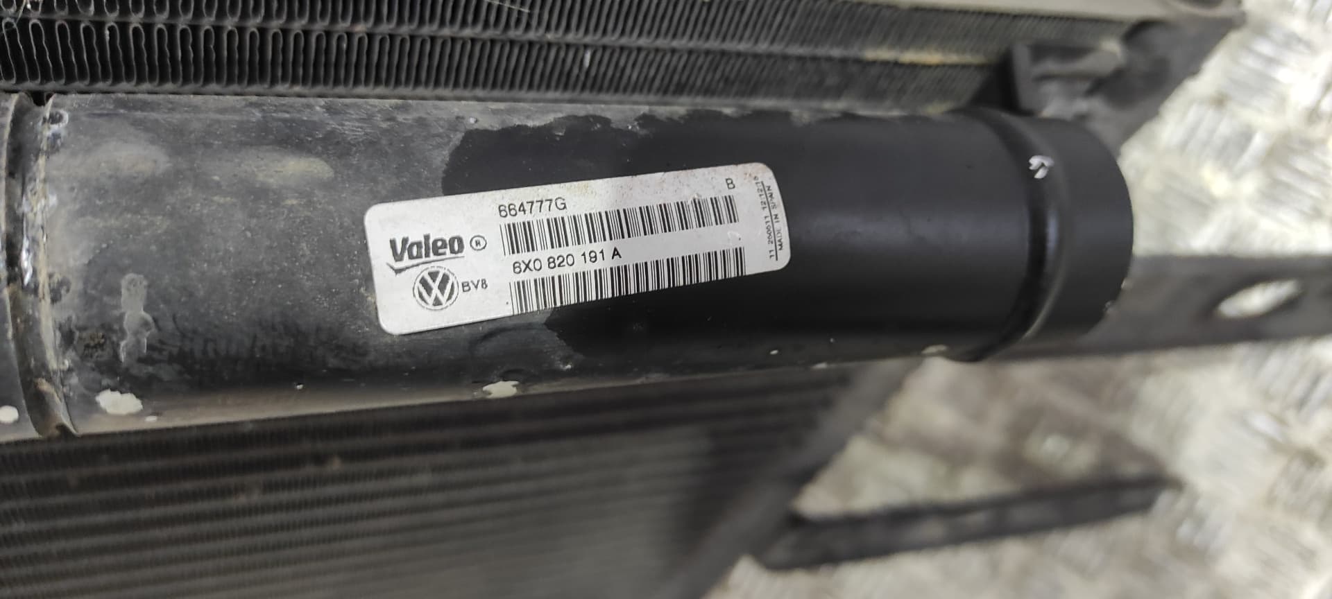 Recambio de CONDENSADOR / RADIADOR  AIRE ACONDICIONADO para VOLKSWAGEN POLO BERLINA (6N2) Conceptline AUD referencia OEM IAM 6X0820411A   - AZUL 4
