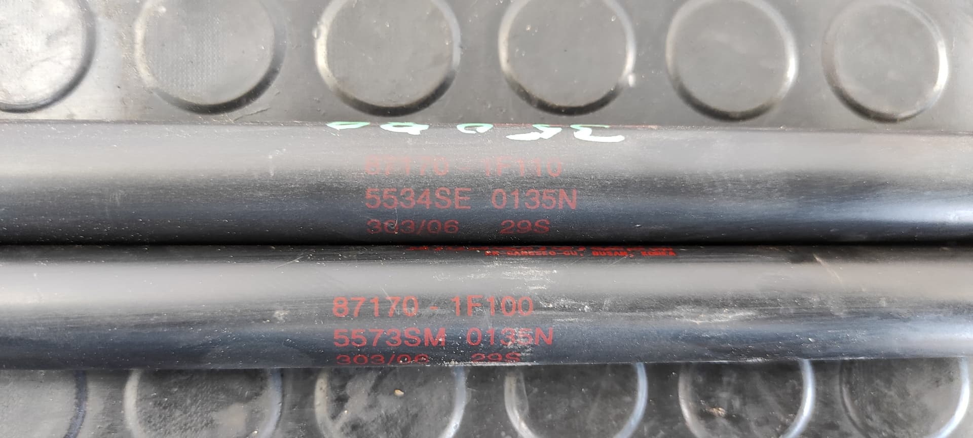 Recambio de AMORTIGUADORES CAPO para KIA SPORTAGE Concept G4GC referencia OEM IAM 871701F100   - NEGRO 2