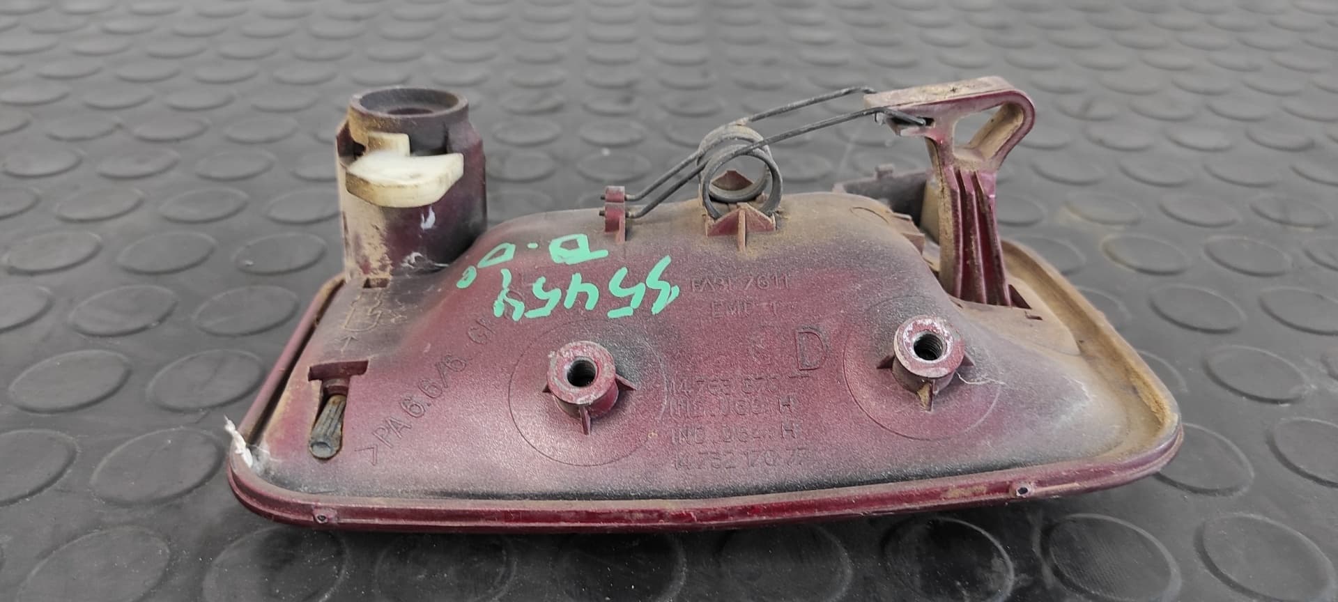 Recambio de MANETA DELANTERA DERECHA para CITROEN EVASION 1.9 Turbodiesel D8BXUD9TF referencia OEM IAM 1476387077   - ROJO 4