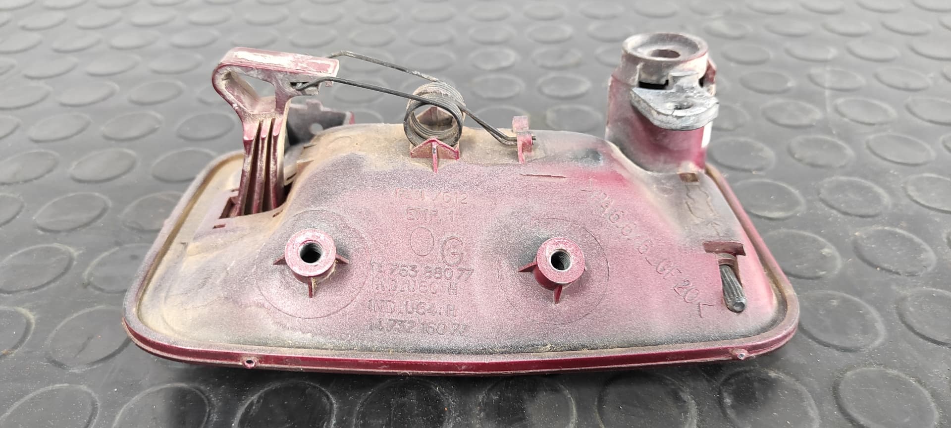 Recambio de MANETA DELANTERA IZQUIERDA para CITROEN EVASION 1.9 Turbodiesel D8BXUD9TF referencia OEM IAM 1476388077   - ROJO 3