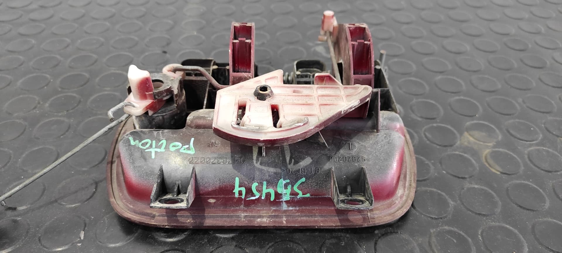 Recambio de MANETA EXTERIOR PORTON para CITROEN EVASION 1.9 Turbodiesel D8BXUD9TF referencia OEM IAM 1478370077   - ROJO 5