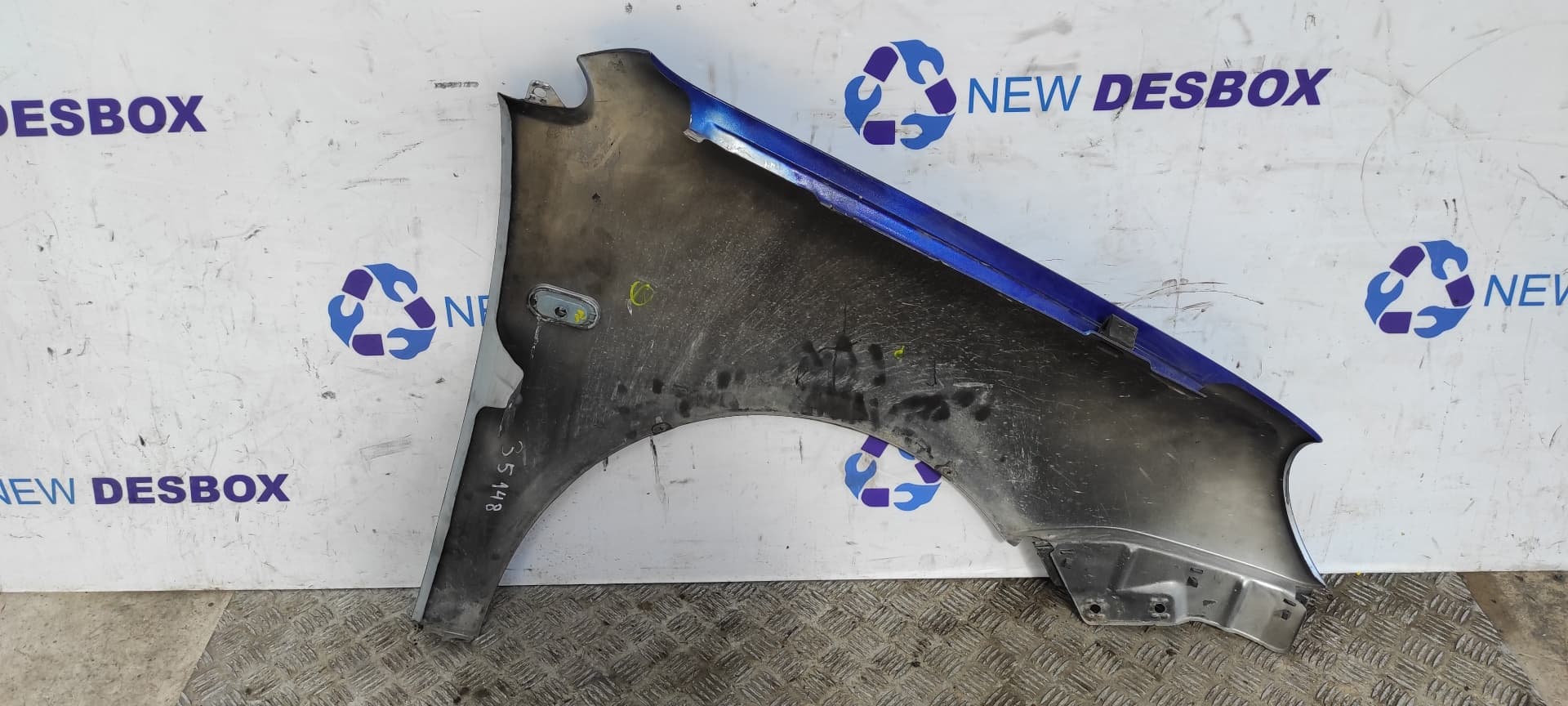 Recambio de ALETA DELANTERA IZQUIERDA para VOLKSWAGEN POLO (9N1) AMF referencia OEM IAM    - AZUL 7