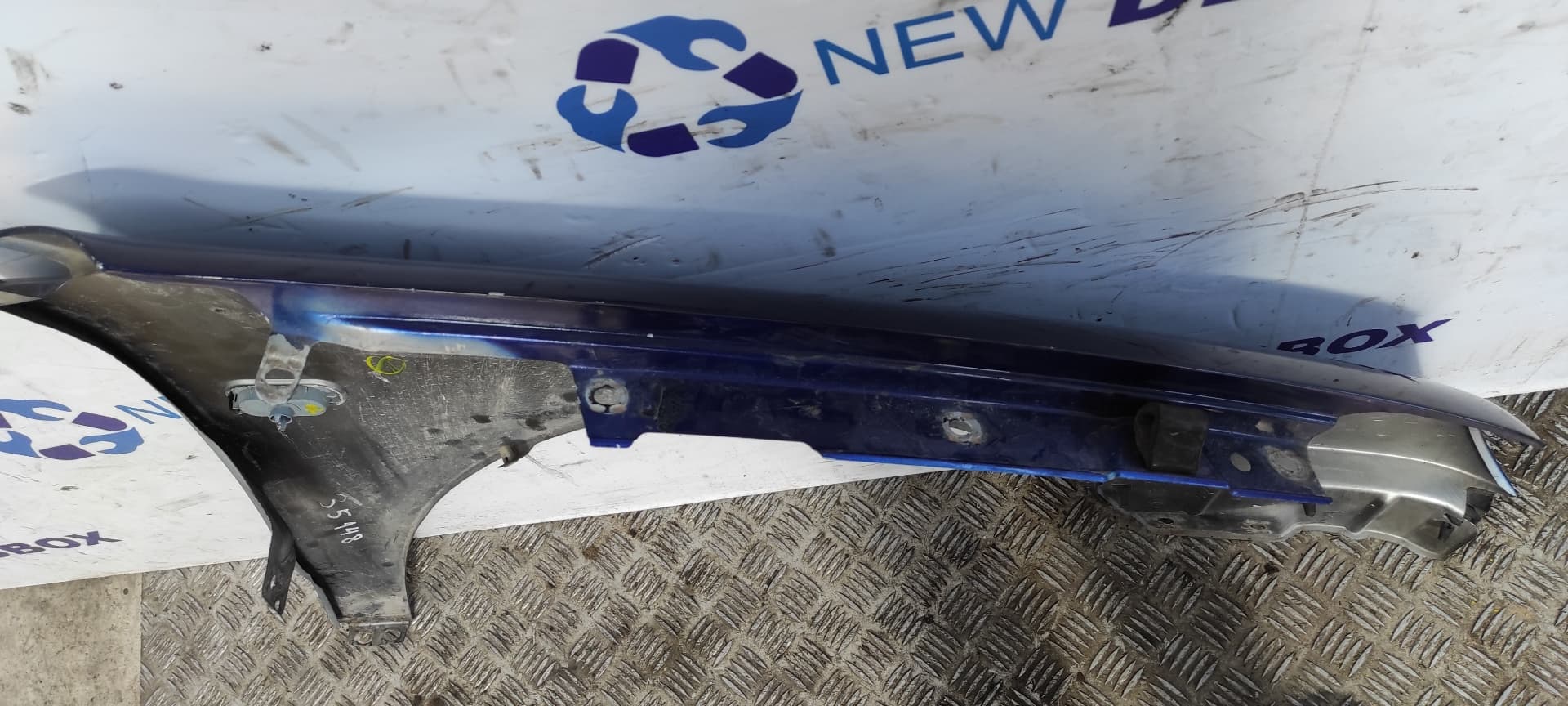 Recambio de ALETA DELANTERA IZQUIERDA para VOLKSWAGEN POLO (9N1) AMF referencia OEM IAM    - AZUL 3