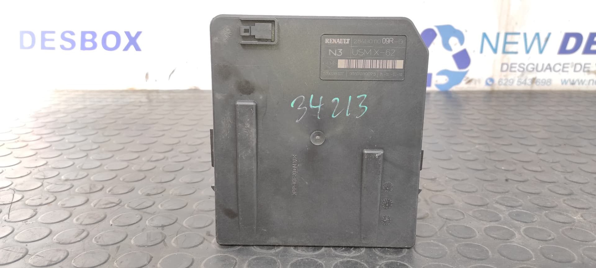 Recambio de CAJA RELES / FUSIBLES para OPEL MOVANO B KASTEN/COMBI M9TA6 referencia OEM IAM 284B00009RB   - BLANCO 7