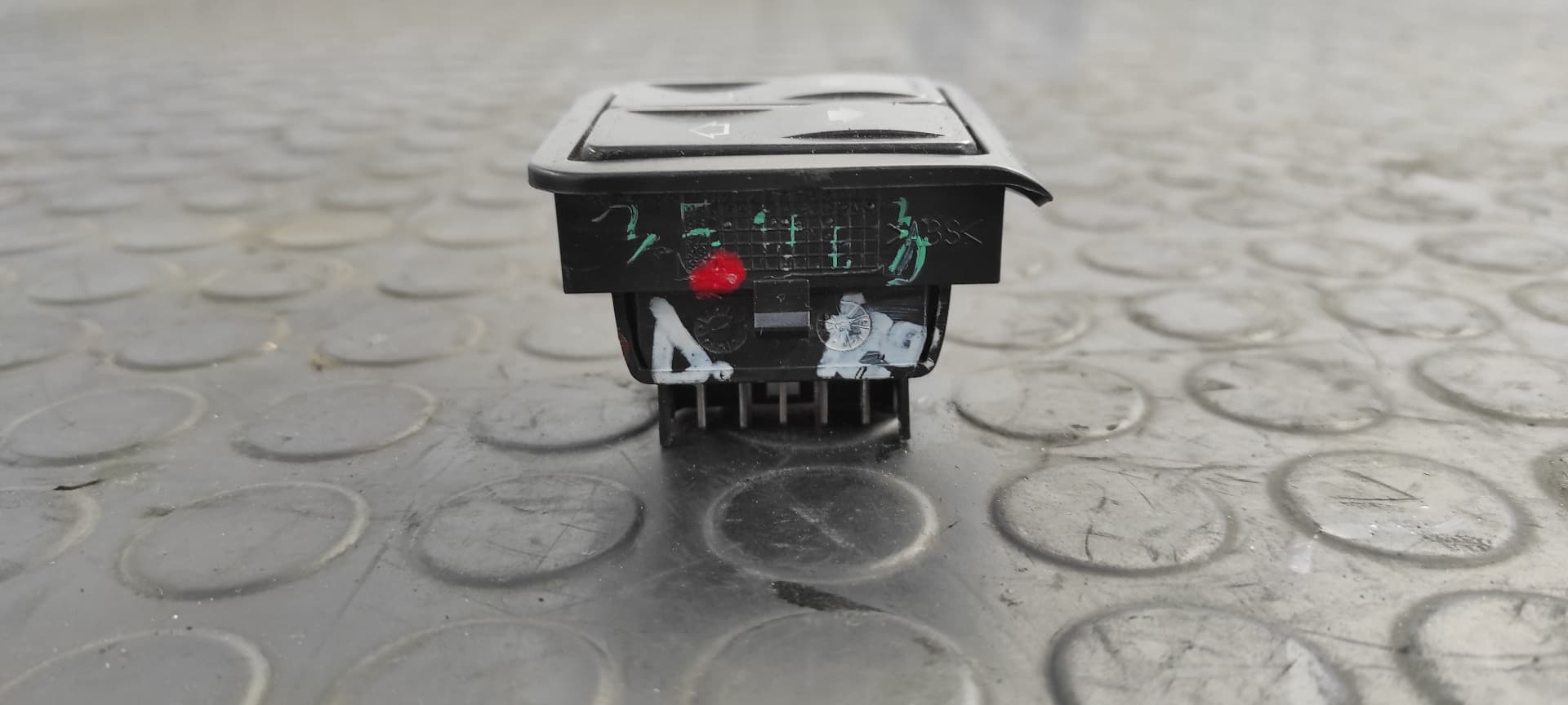Recambio de MANDO ELEVALUNAS DELANTERO IZQUIERDO para CITROEN ZX 2.0 / 2.0i Volcane RFXXU10J2C referencia OEM IAM 9603526477   - ROJO 2
