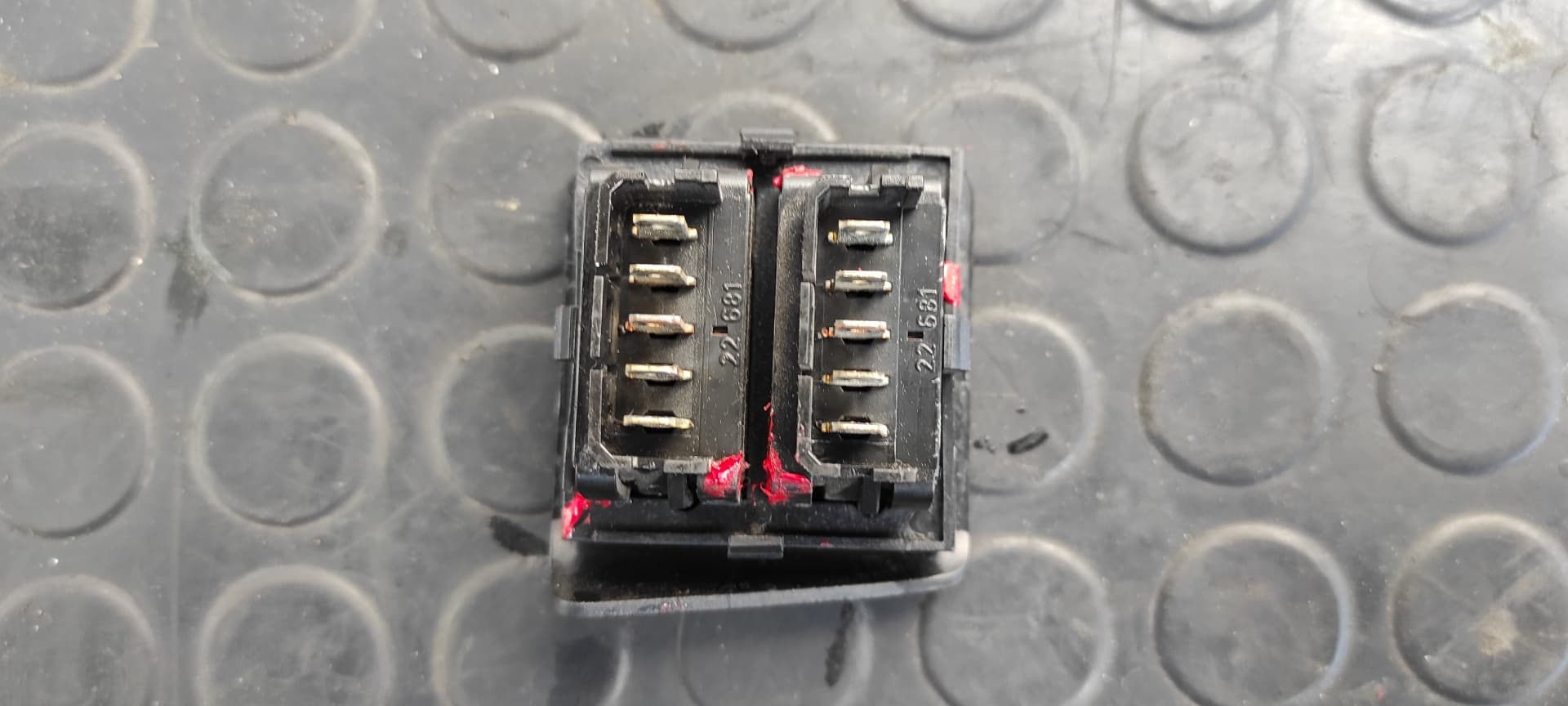 Recambio de MANDO ELEVALUNAS DELANTERO IZQUIERDO para CITROEN ZX 2.0 / 2.0i Volcane RFXXU10J2C referencia OEM IAM 9603526477   - ROJO 6