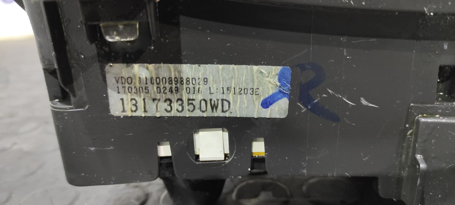 Recambio de CUADRO INSTRUMENTOS para OPEL CORSA C Z12XEP referencia OEM IAM 13173350   - GRIS 4