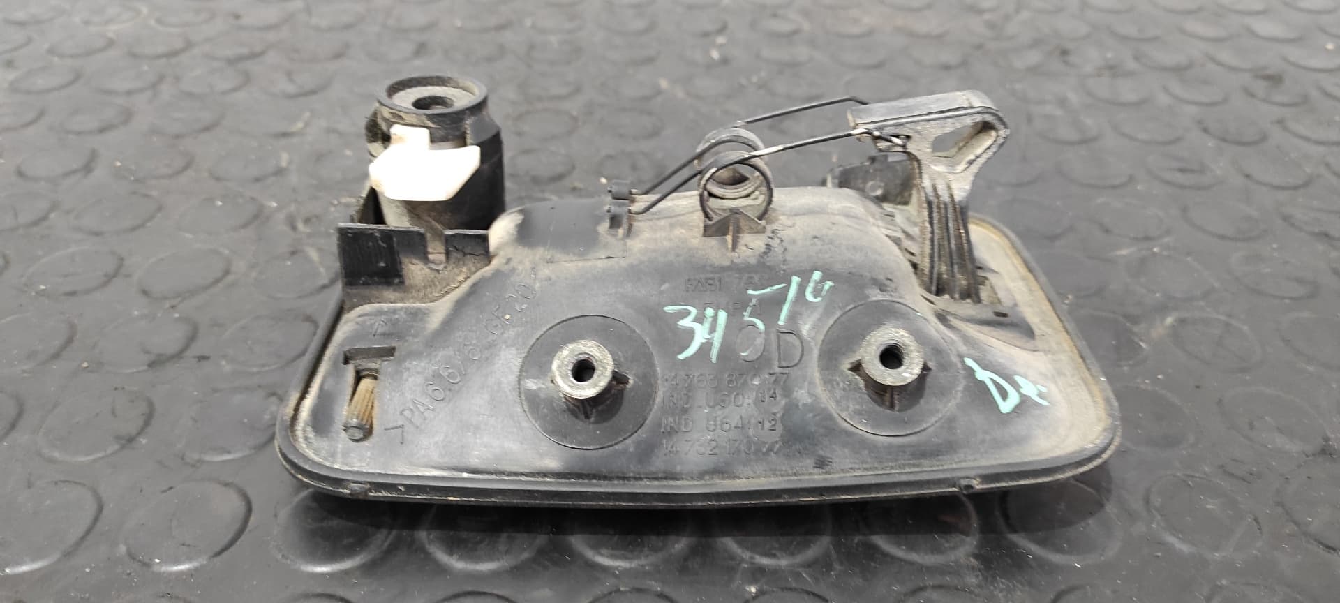 Recambio de MANETA DELANTERA DERECHA para PEUGEOT EXPERT KASTEN KOMFORT Confort acristalato Largo RHXDW10BTED referencia OEM IAM 1476387077   - ROJO 7