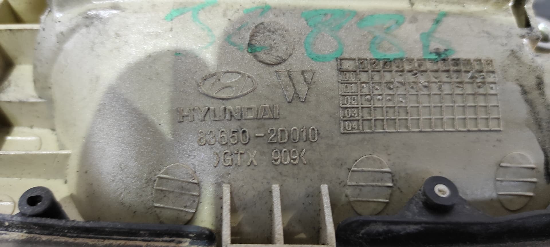 Recambio de MANETA  TRASERA IZQUIERDA para HYUNDAI ELANTRA (XD) 2.0 CRDi CAT D4EA referencia OEM IAM 836502D010   - GRIS 5