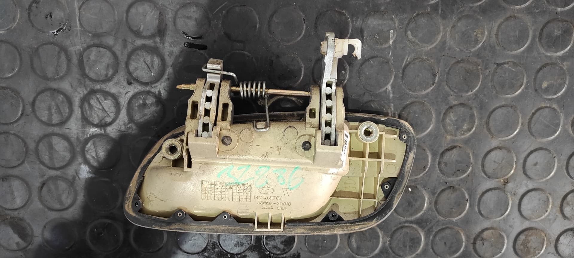 Recambio de MANETA TRASERA DERECHA para HYUNDAI ELANTRA (XD) 2.0 CRDi CAT D4EA referencia OEM IAM 836602D010   - GRIS 6