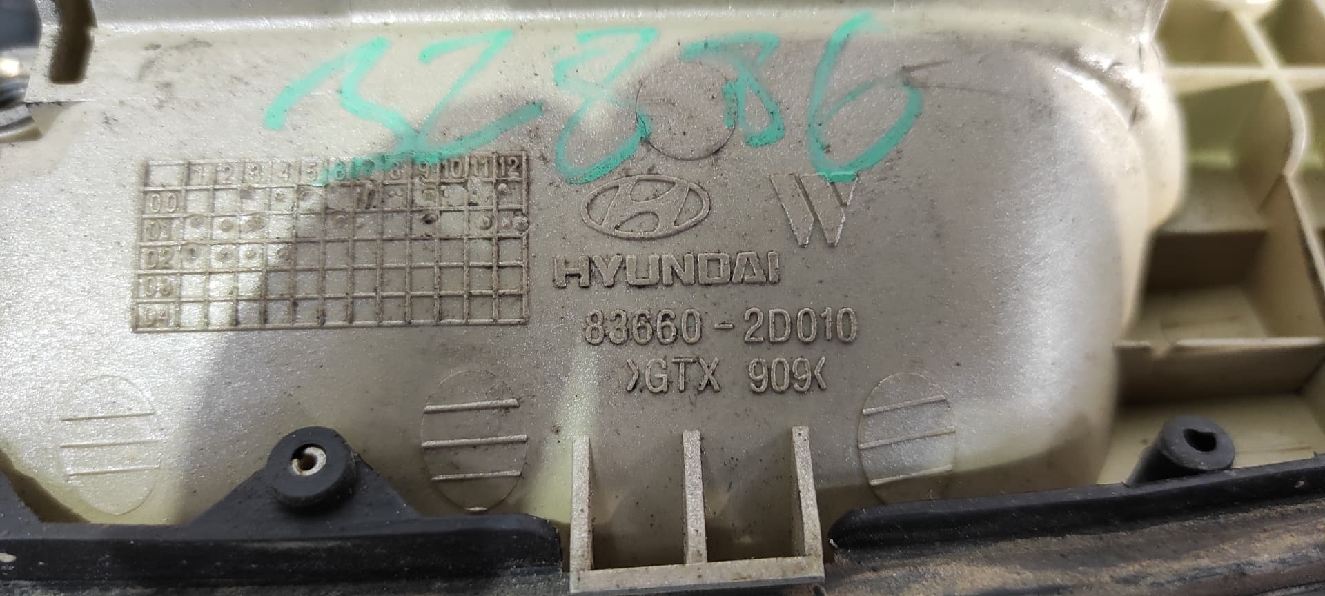 Recambio de MANETA TRASERA DERECHA para HYUNDAI ELANTRA (XD) 2.0 CRDi CAT D4EA referencia OEM IAM 836602D010   - GRIS 3