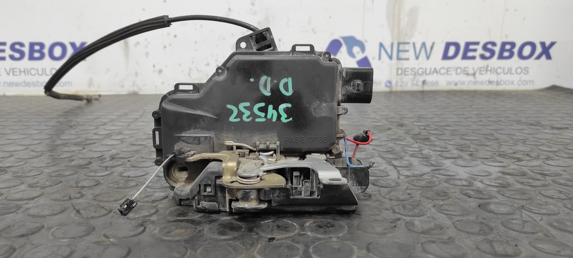 Recambio de CERRADURA PUERTA DELANTERA DERECHA para SEAT AROSA (6H1) Signo AMF referencia OEM IAM 6X1837014H   - BLANCO