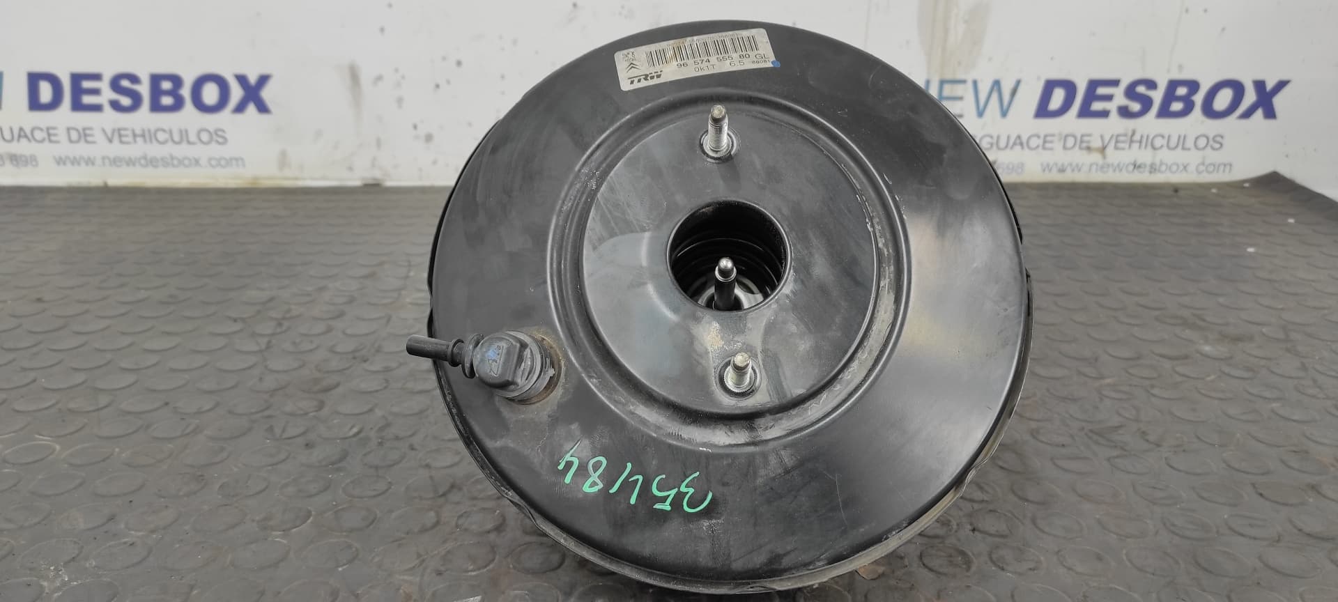 Recambio de SERVOFRENO para CITROEN C3 1,6 16V Exclusive NFUTU5JP4 referencia OEM IAM 9657455580   - GRIS